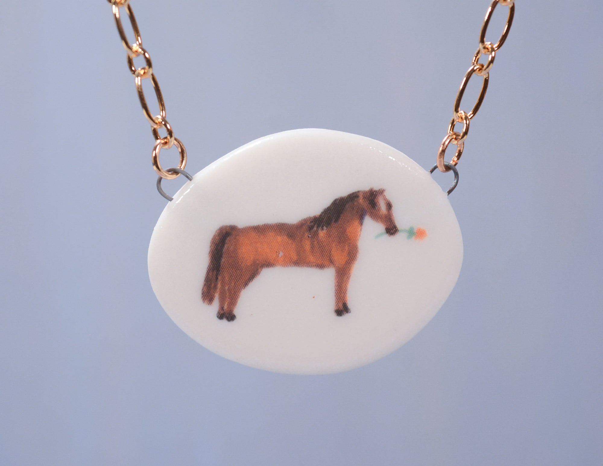 Horse Portrait Necklace