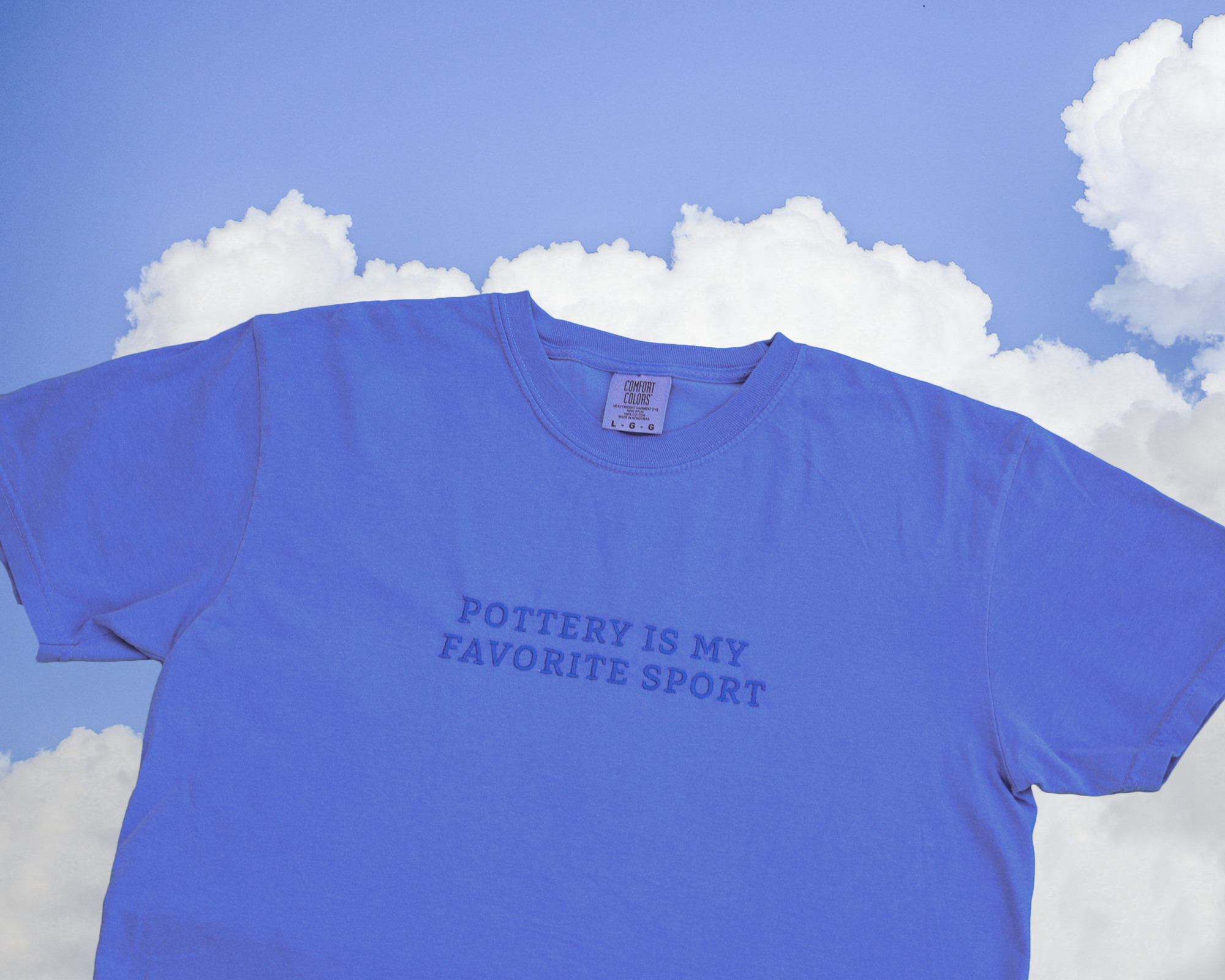Pottery Is My Favorite Sport Shirt - Blueberry
