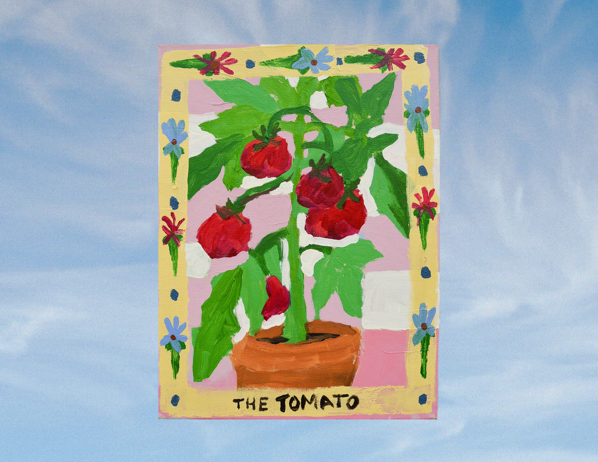 The Tomato Plant Painting