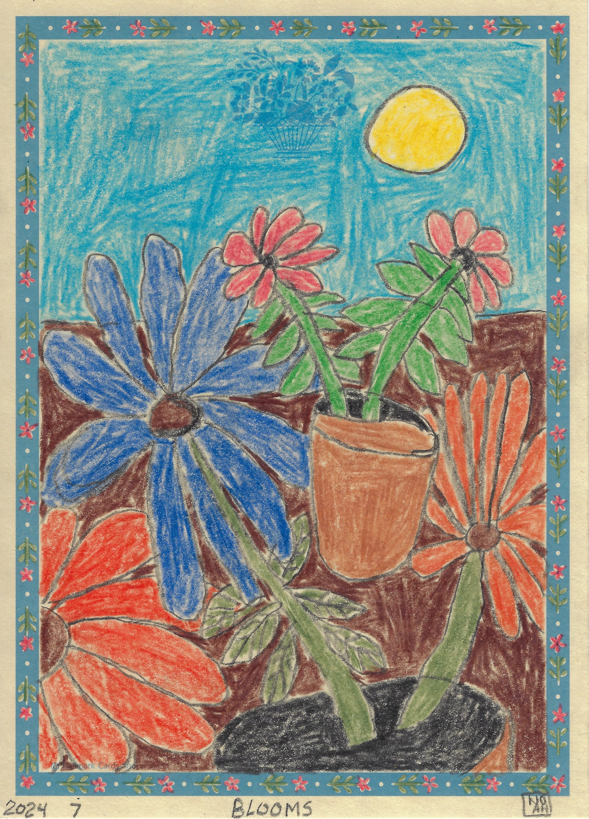 "Blooms" - Noah Mackenzie Original Drawing 2024
