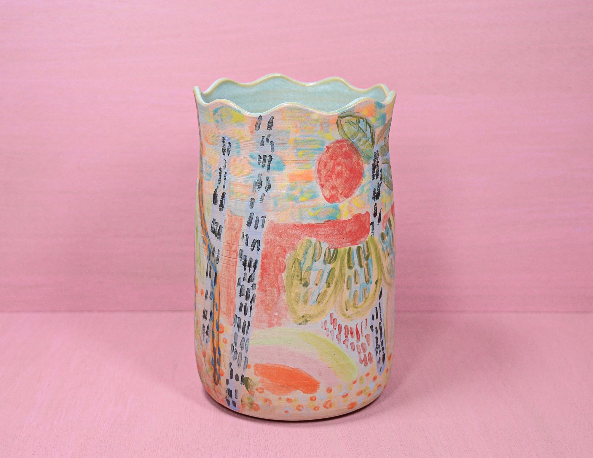Tropical Sunset Vase