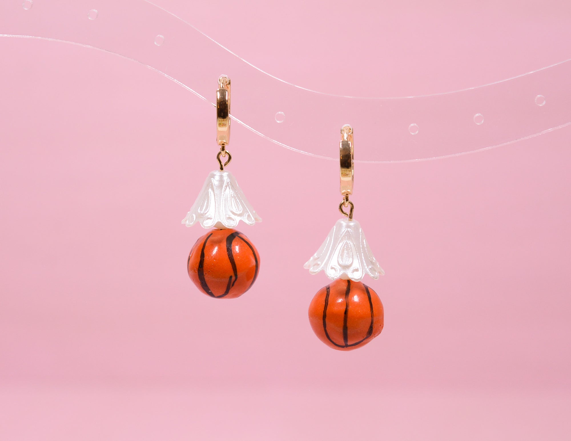 Basketball Lamps Earrings