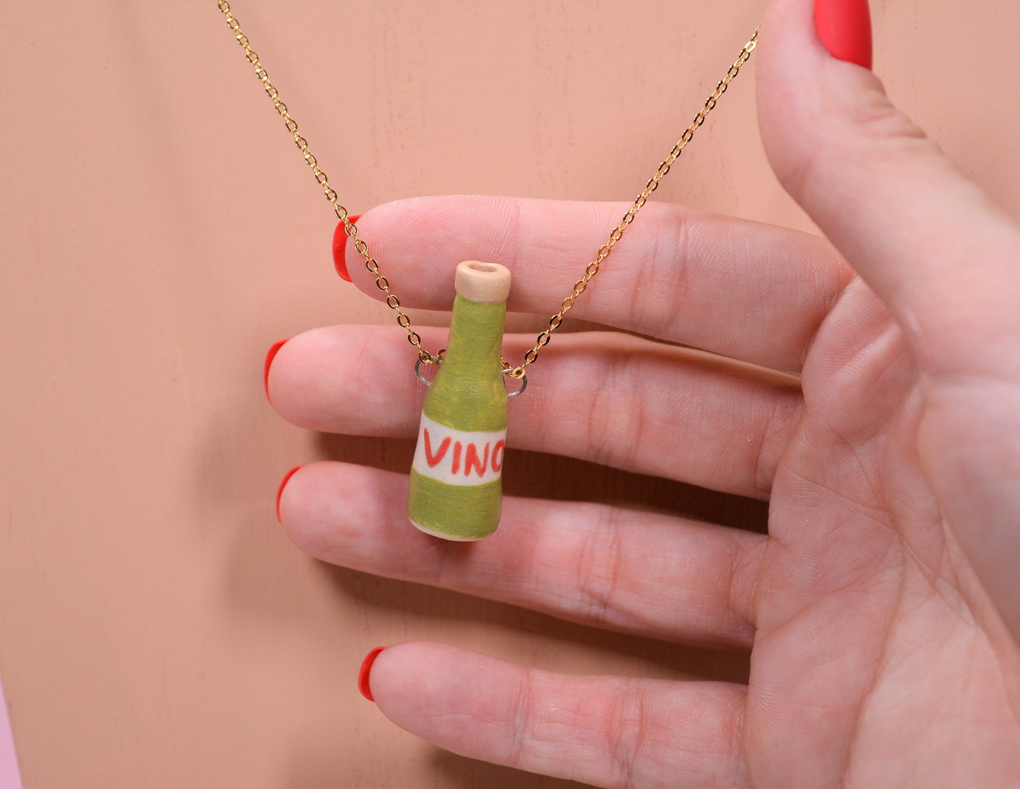 Vino Bottle Necklace