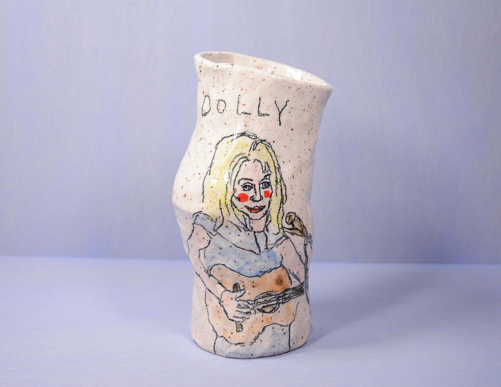 Dolly Hand Built Vase