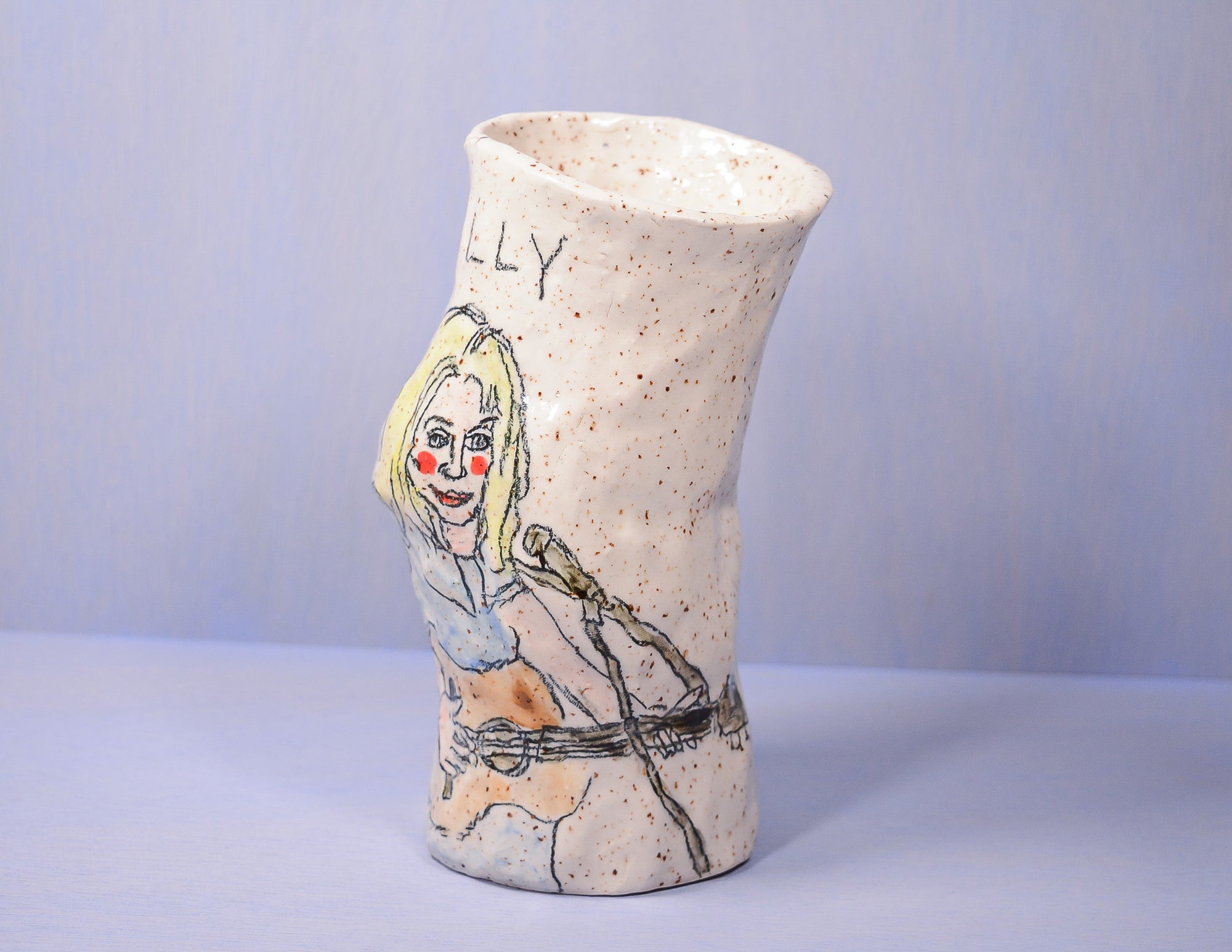 Dolly Hand Built Vase