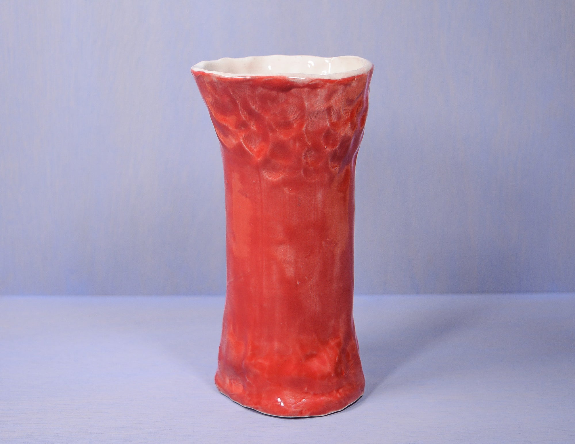 Ketchup Hand Built Vase