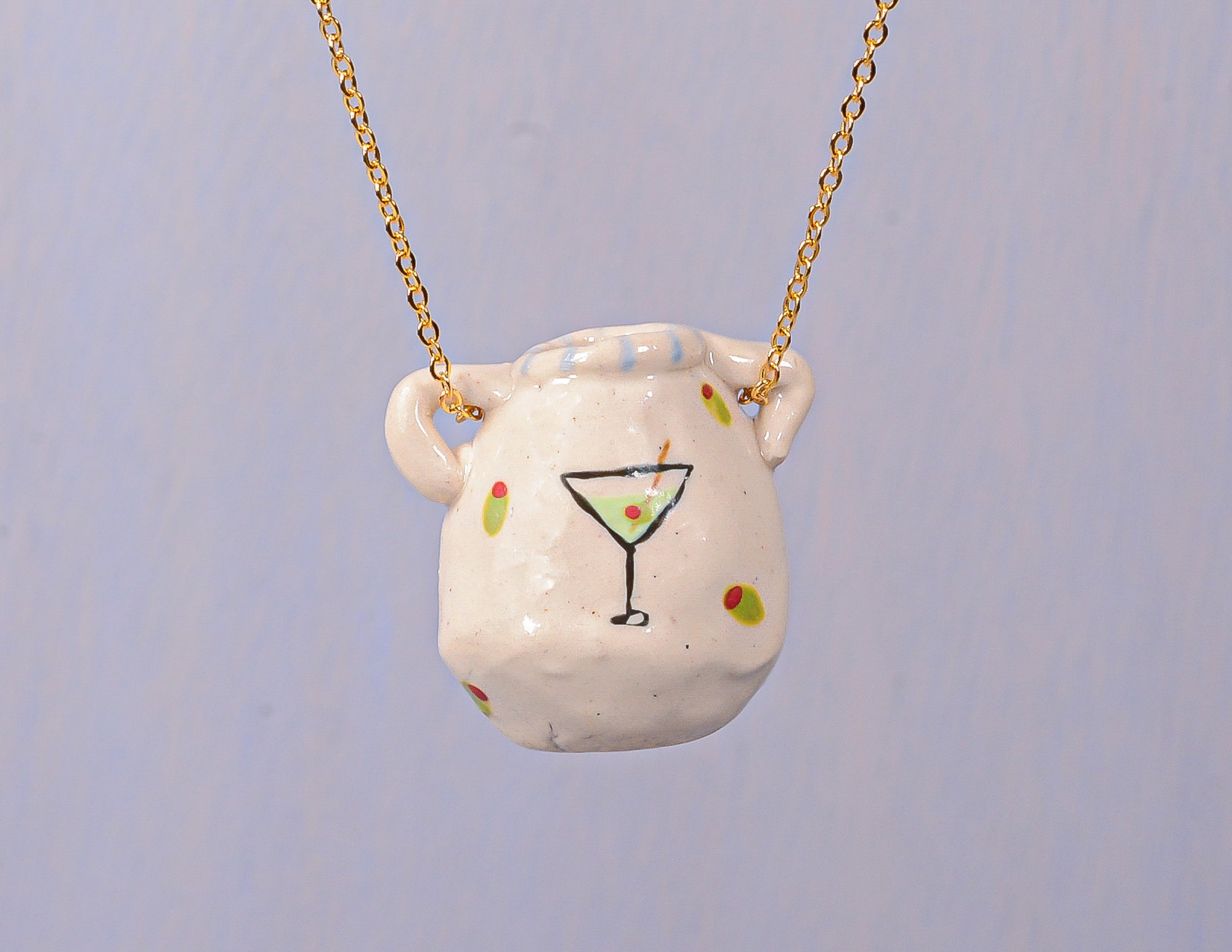 Dirty Martini Vase Necklace