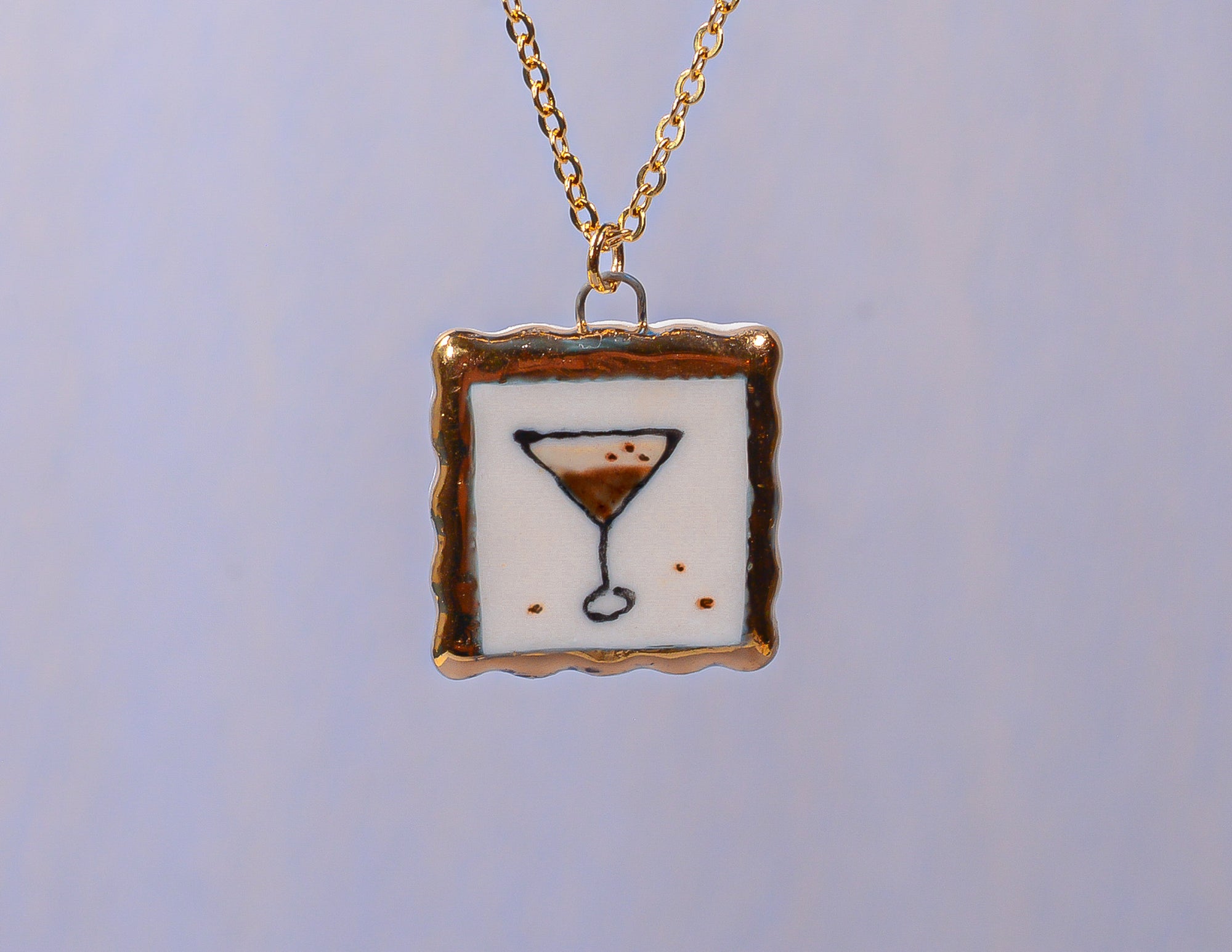 Espresso Martini Portrait Necklace