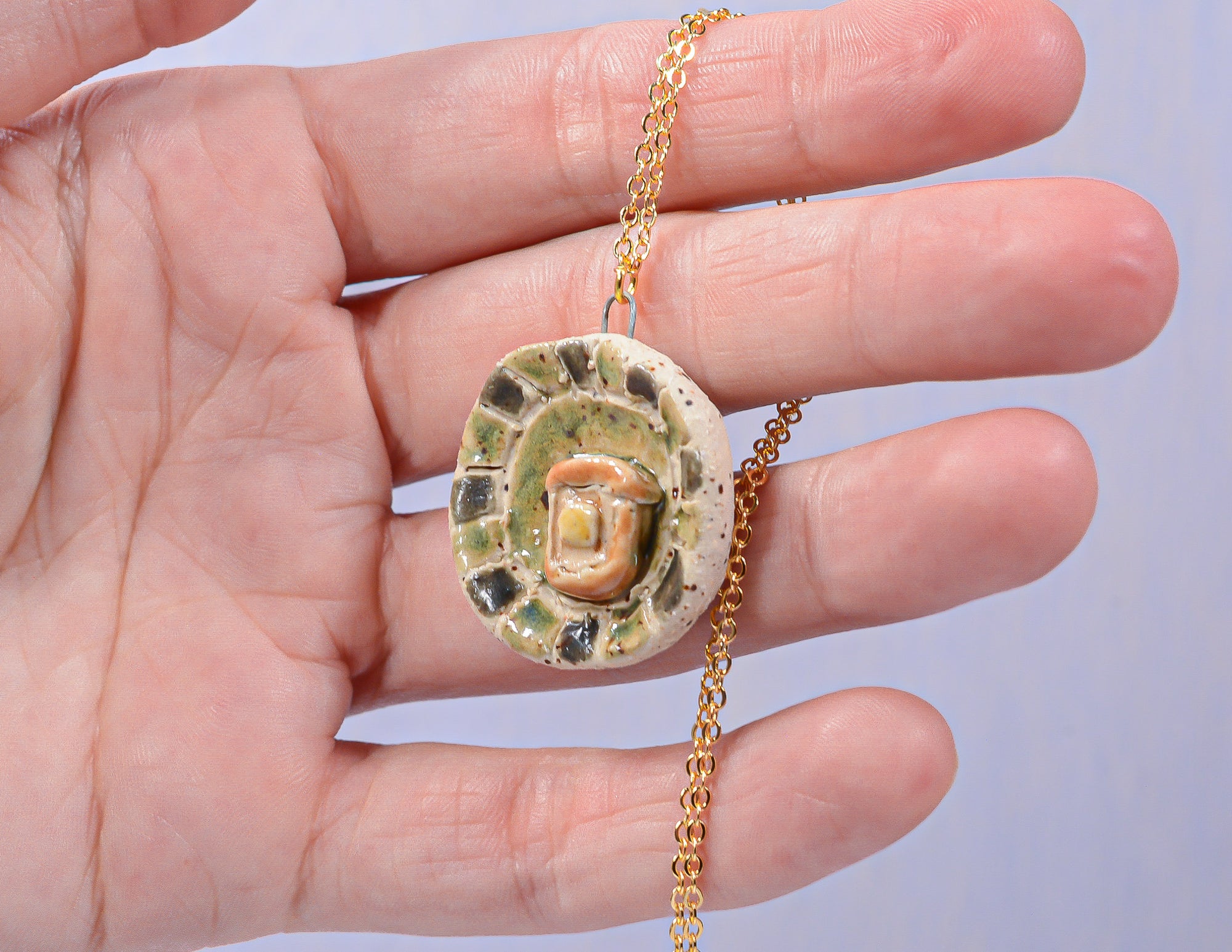 Toast on Plate Necklace