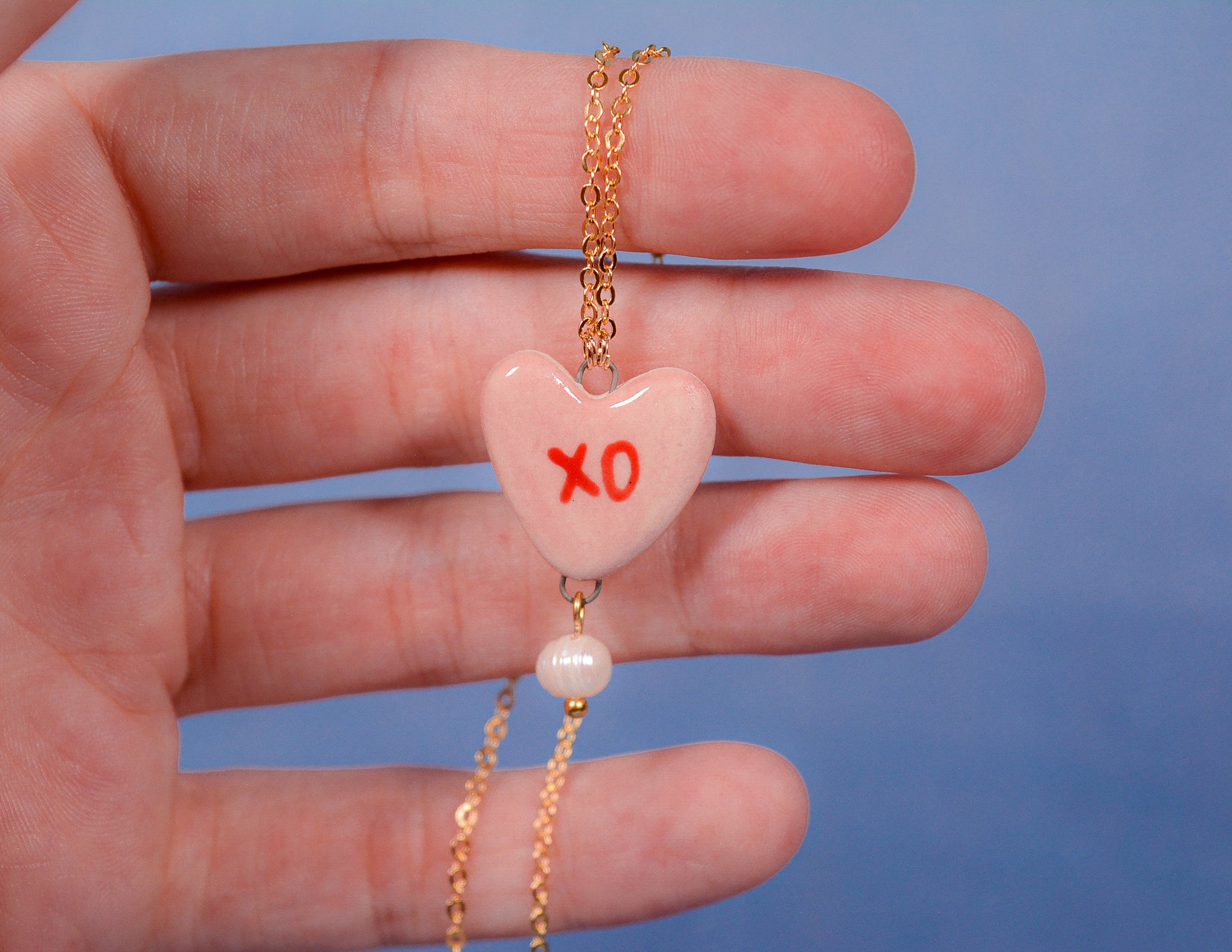 Candy Heart XO Necklace