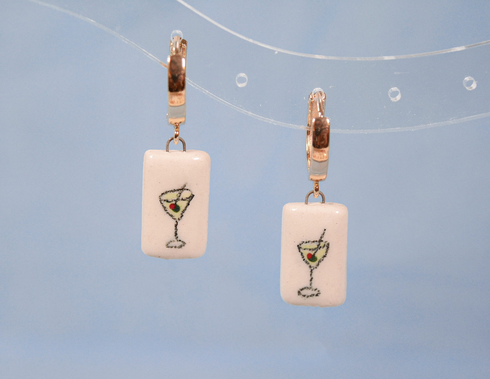 Dirty Martini Earrings