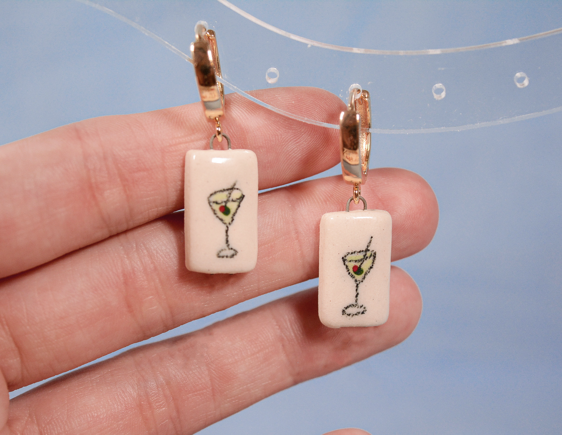 Dirty Martini Earrings