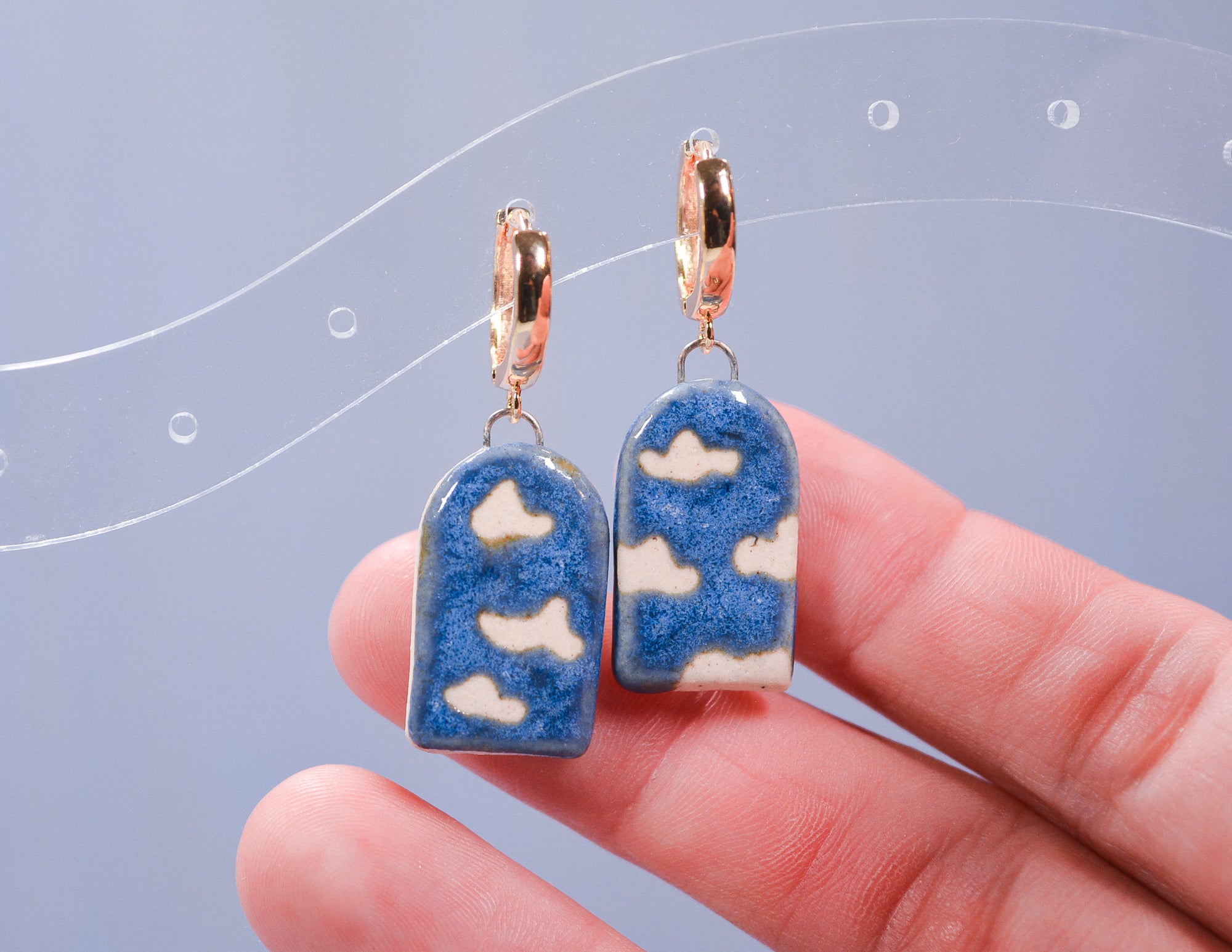 Cloudy Arch Earrings