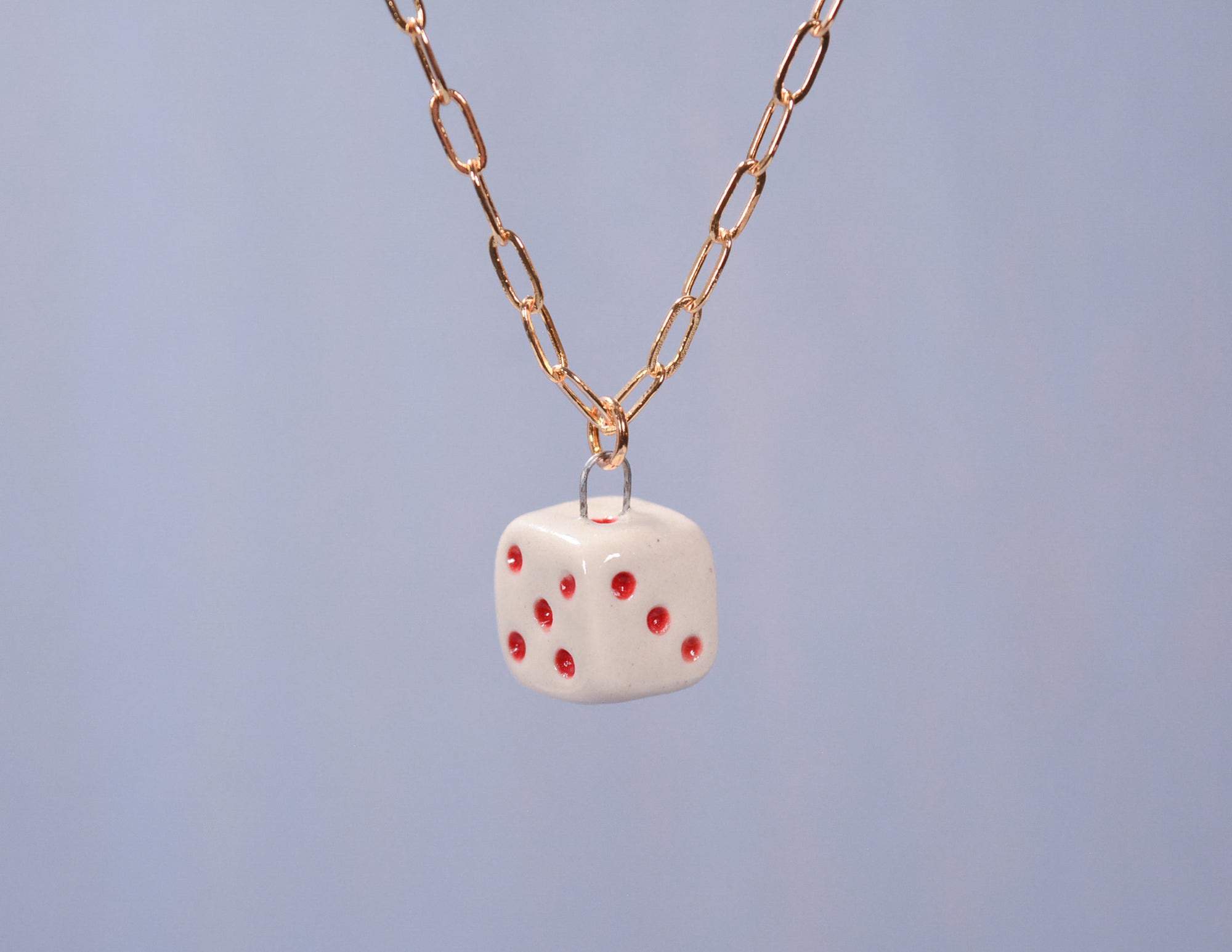 Red Dice Necklace