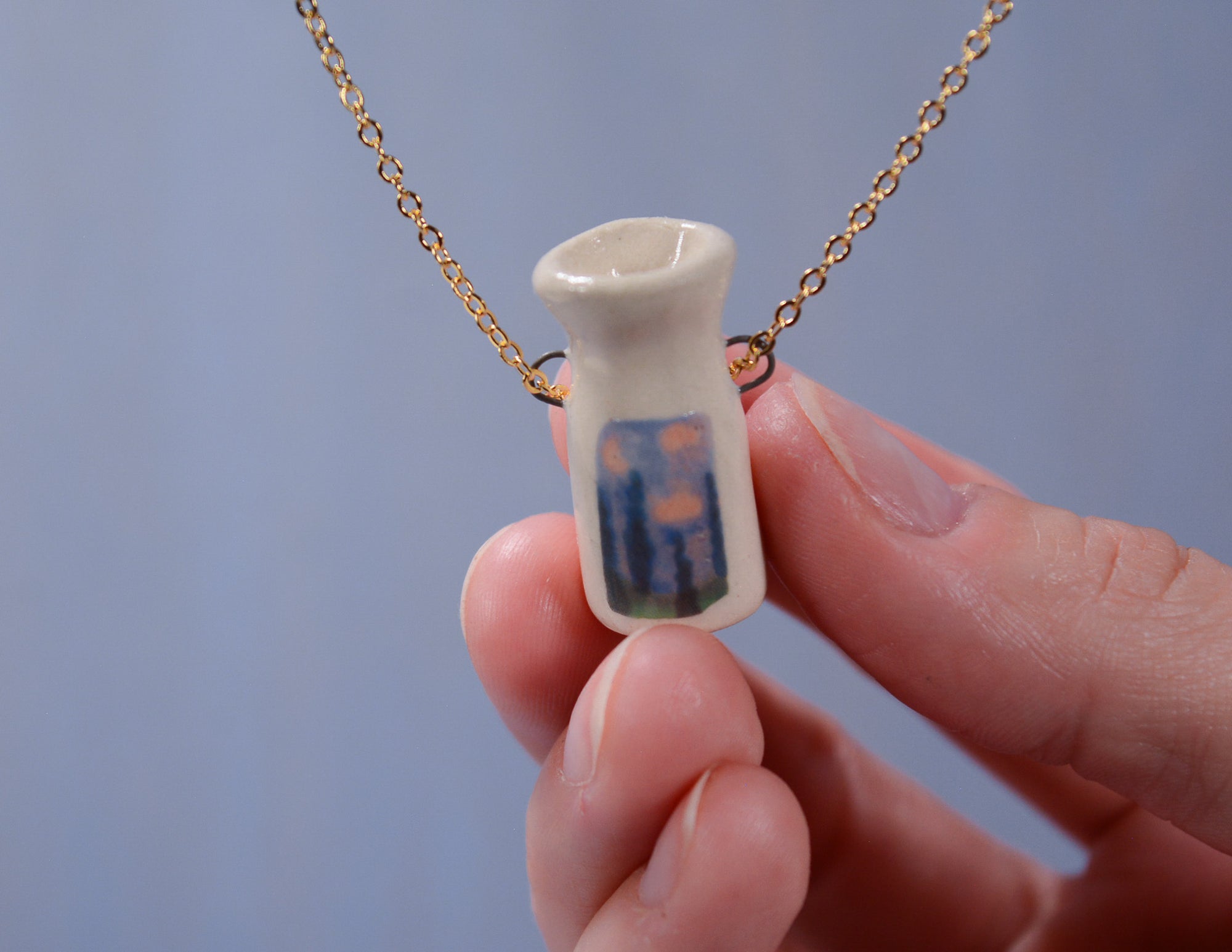 Cypress Vase Necklace