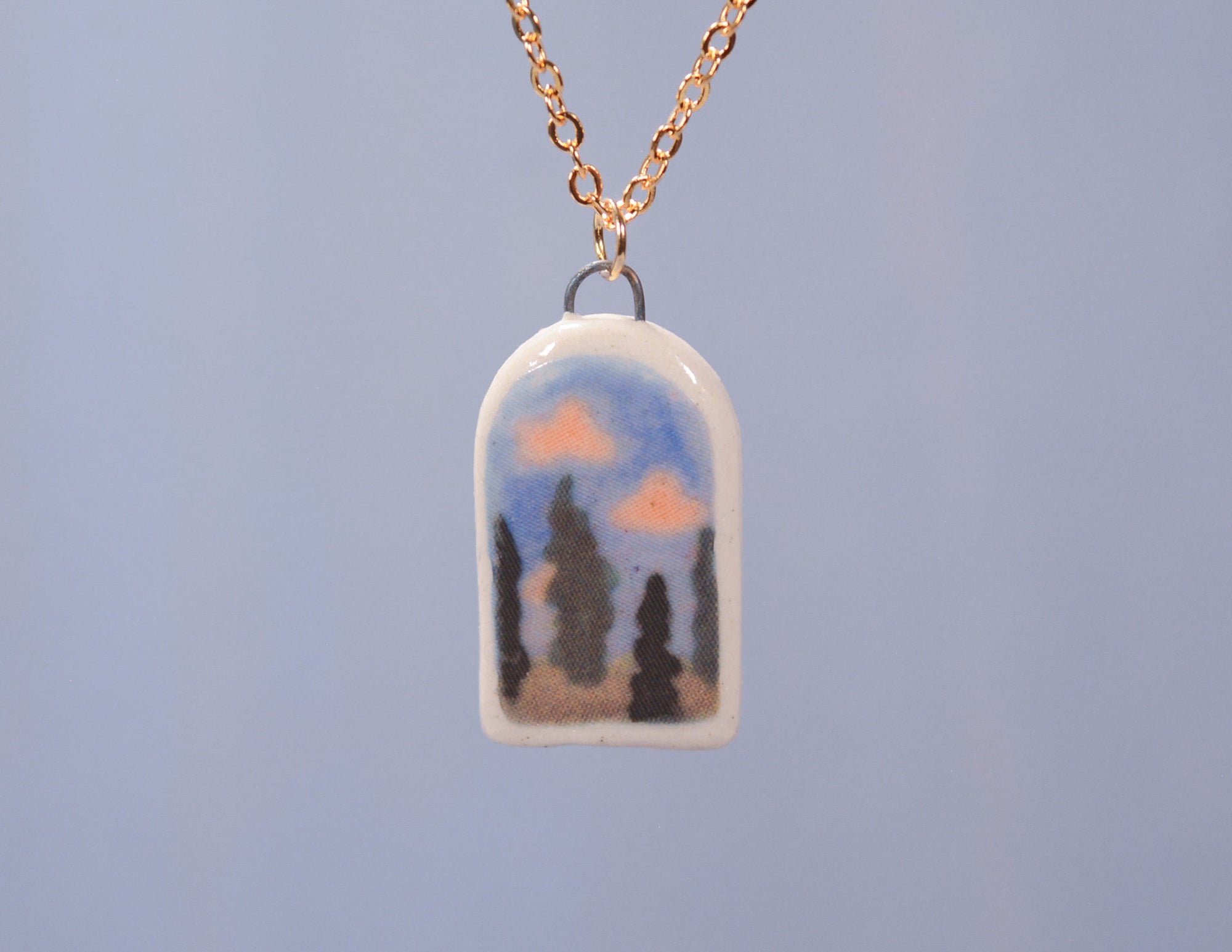Cypress Arch Necklace