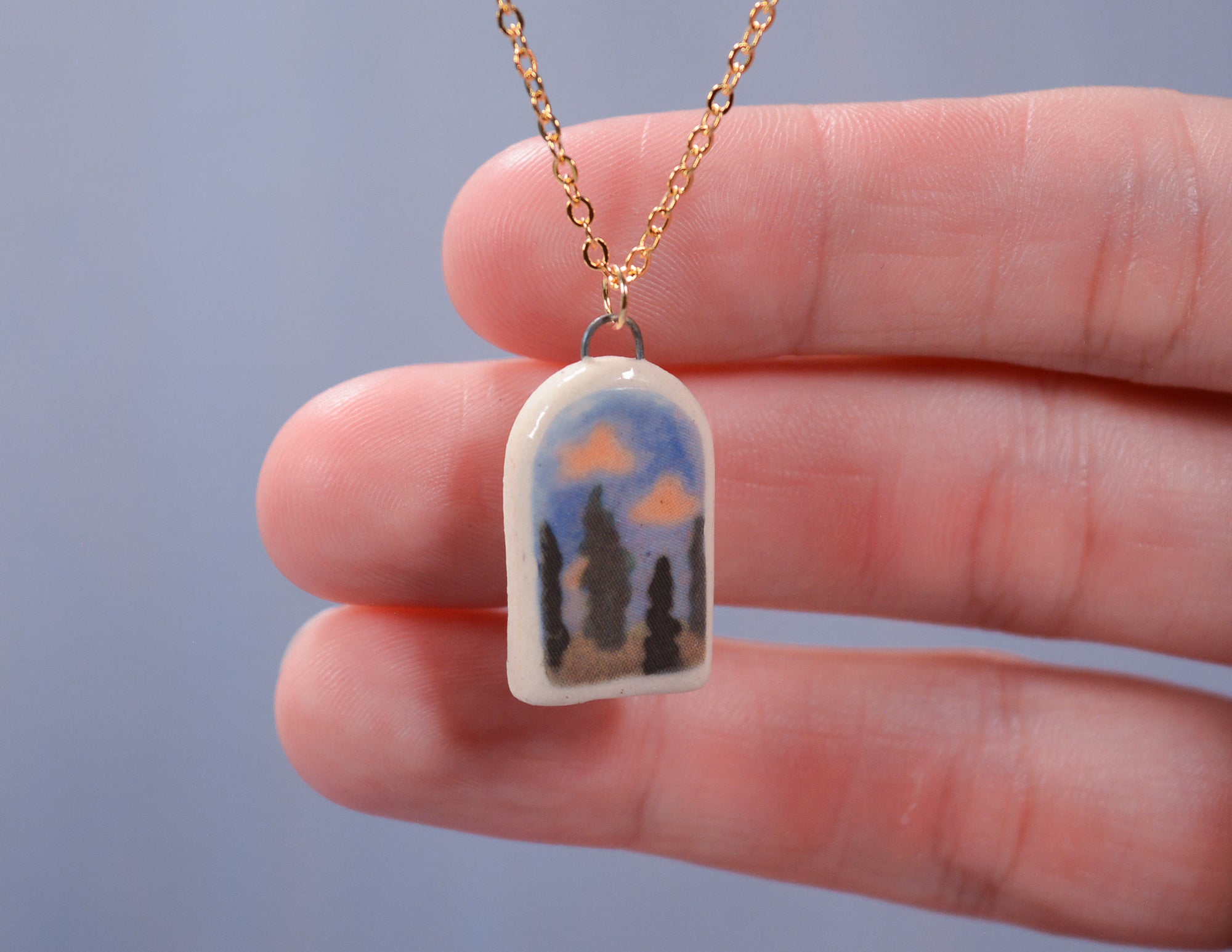 Cypress Arch Necklace