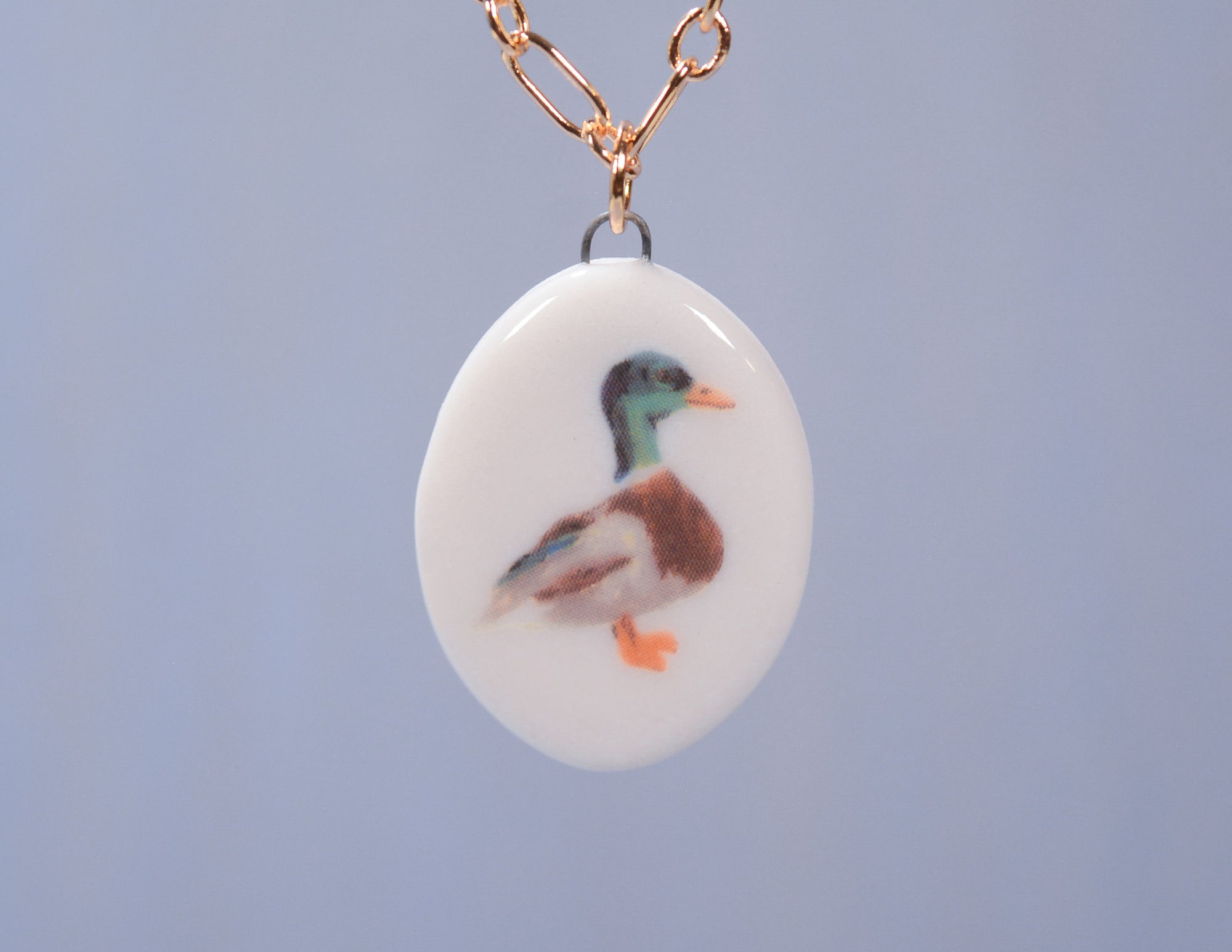 Duck Portrait Necklace