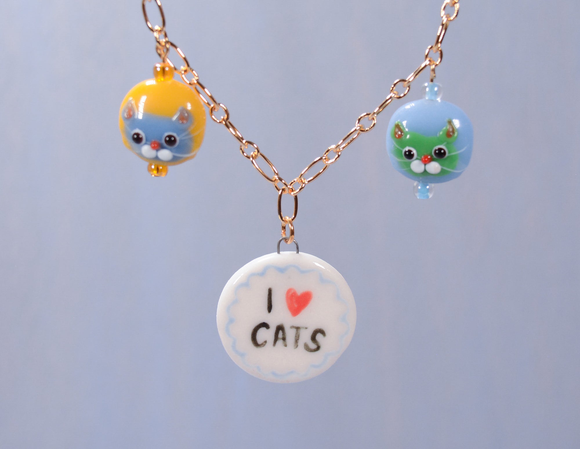 I <3 Cats Necklace #1