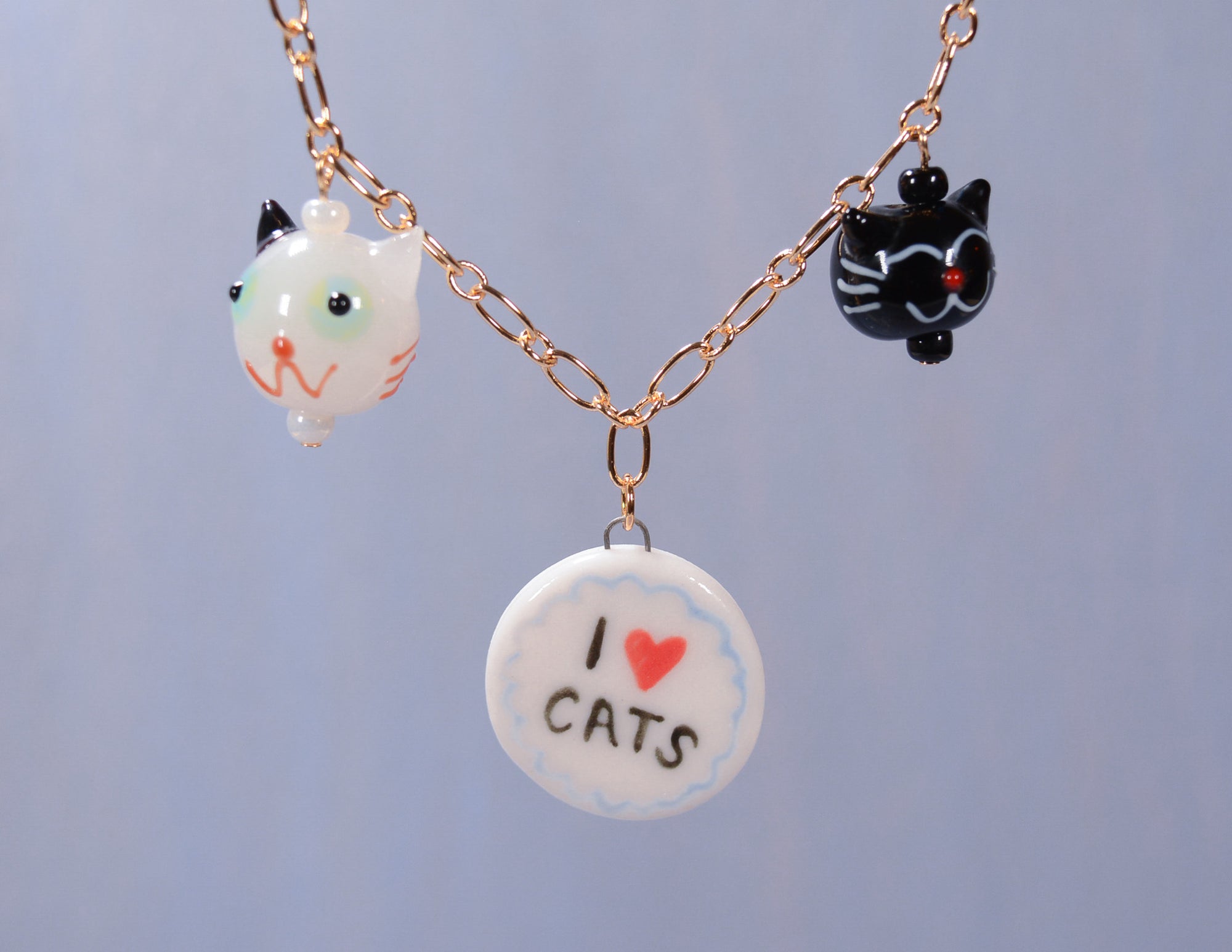 I <3 Cats Necklace #2