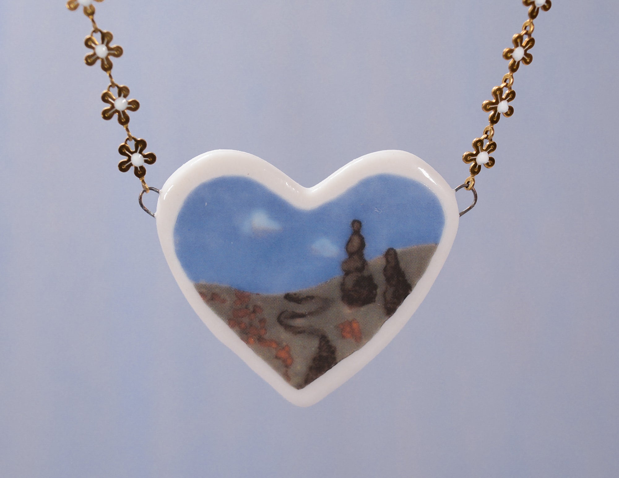 Cypress Valley Heart Necklace