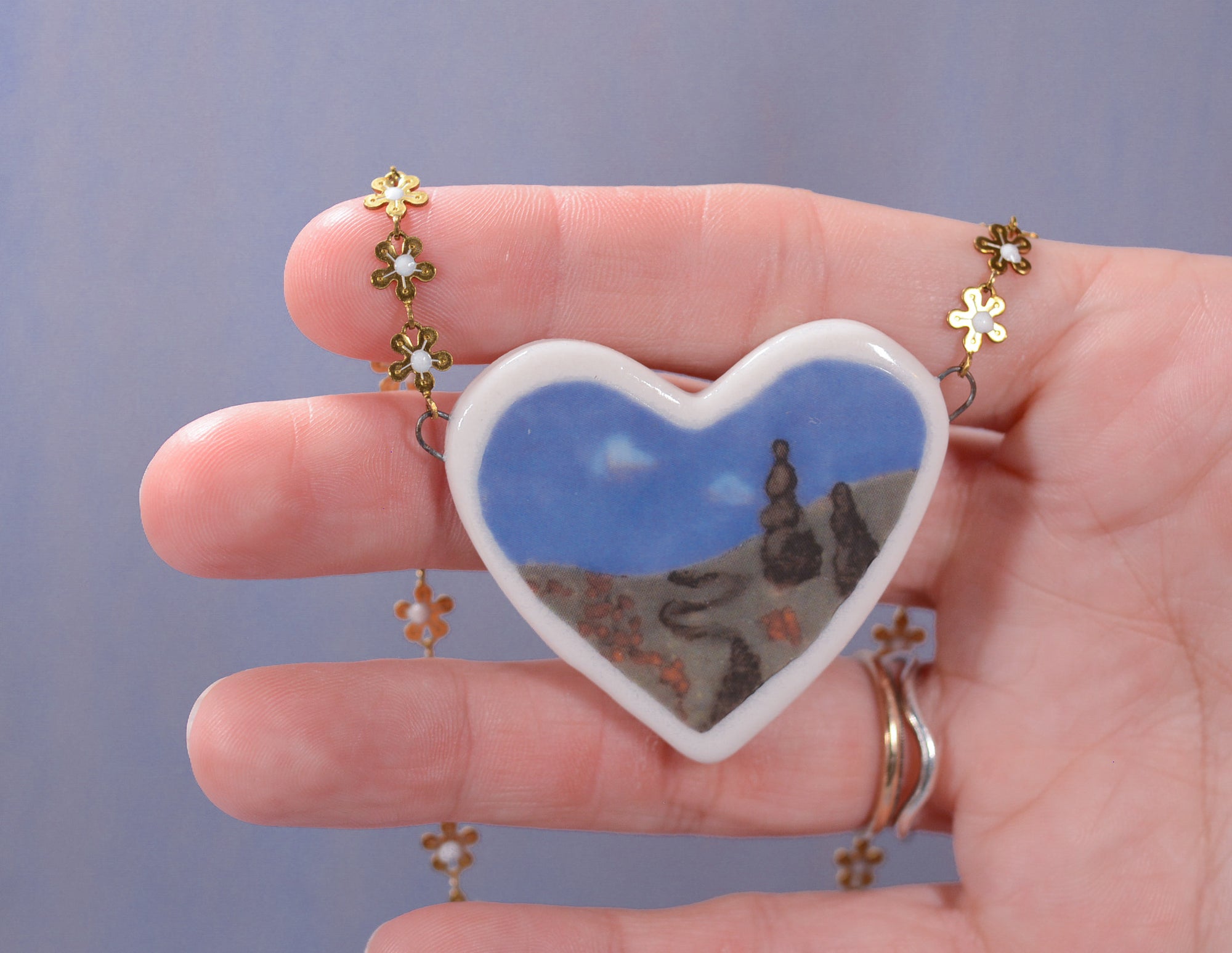 Cypress Valley Heart Necklace