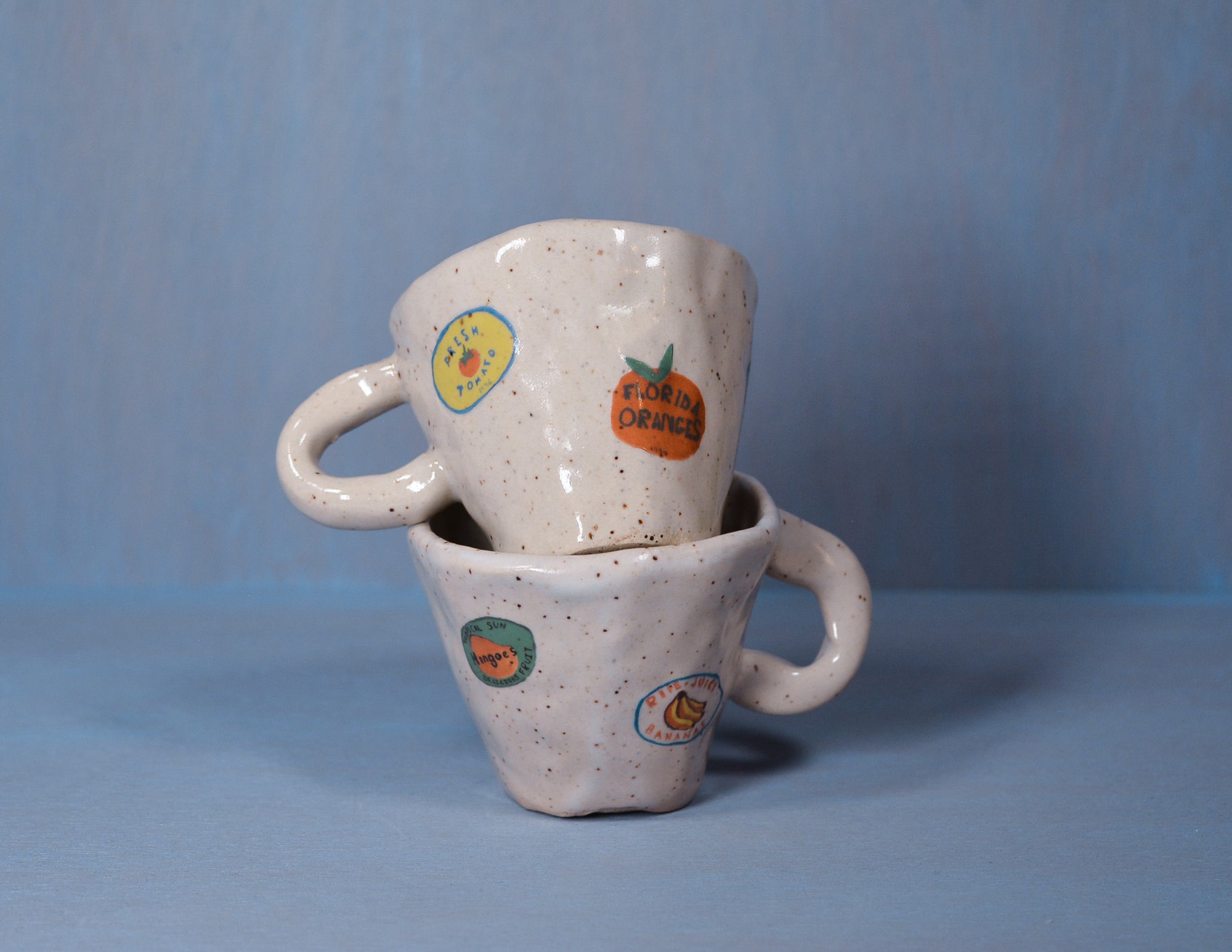 Fruit Stickers Espresso Cup