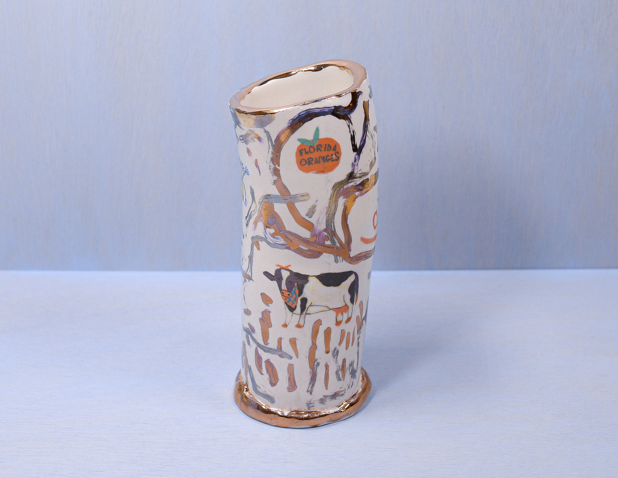 Noah's Wild Decal Vase