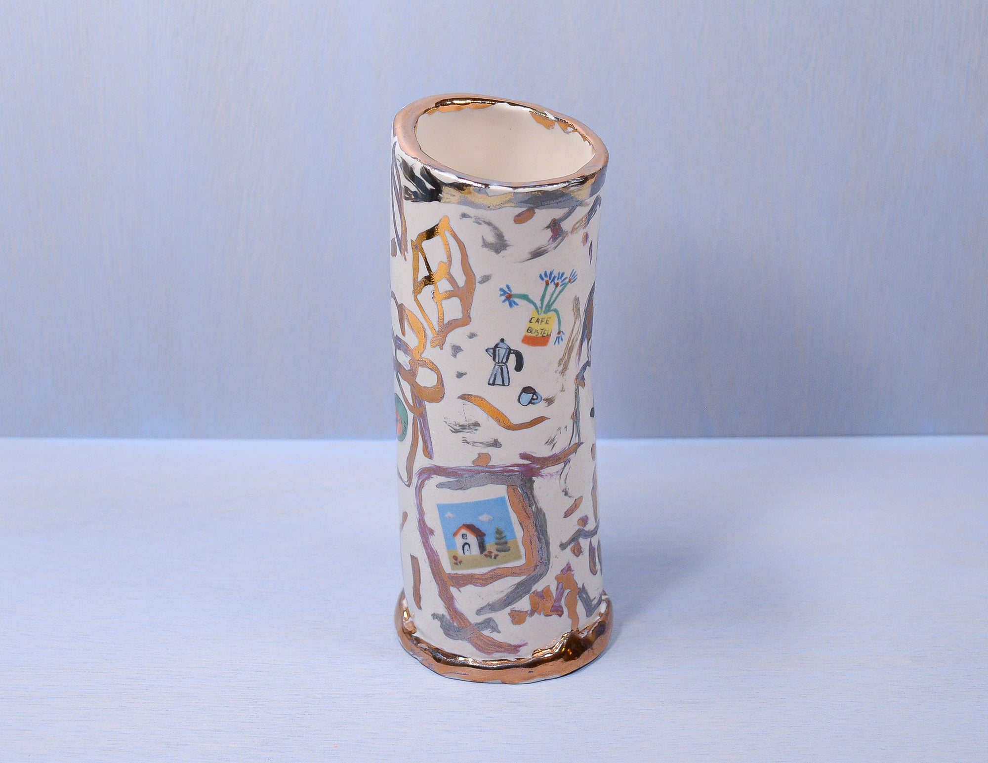 Noah's Wild Decal Vase