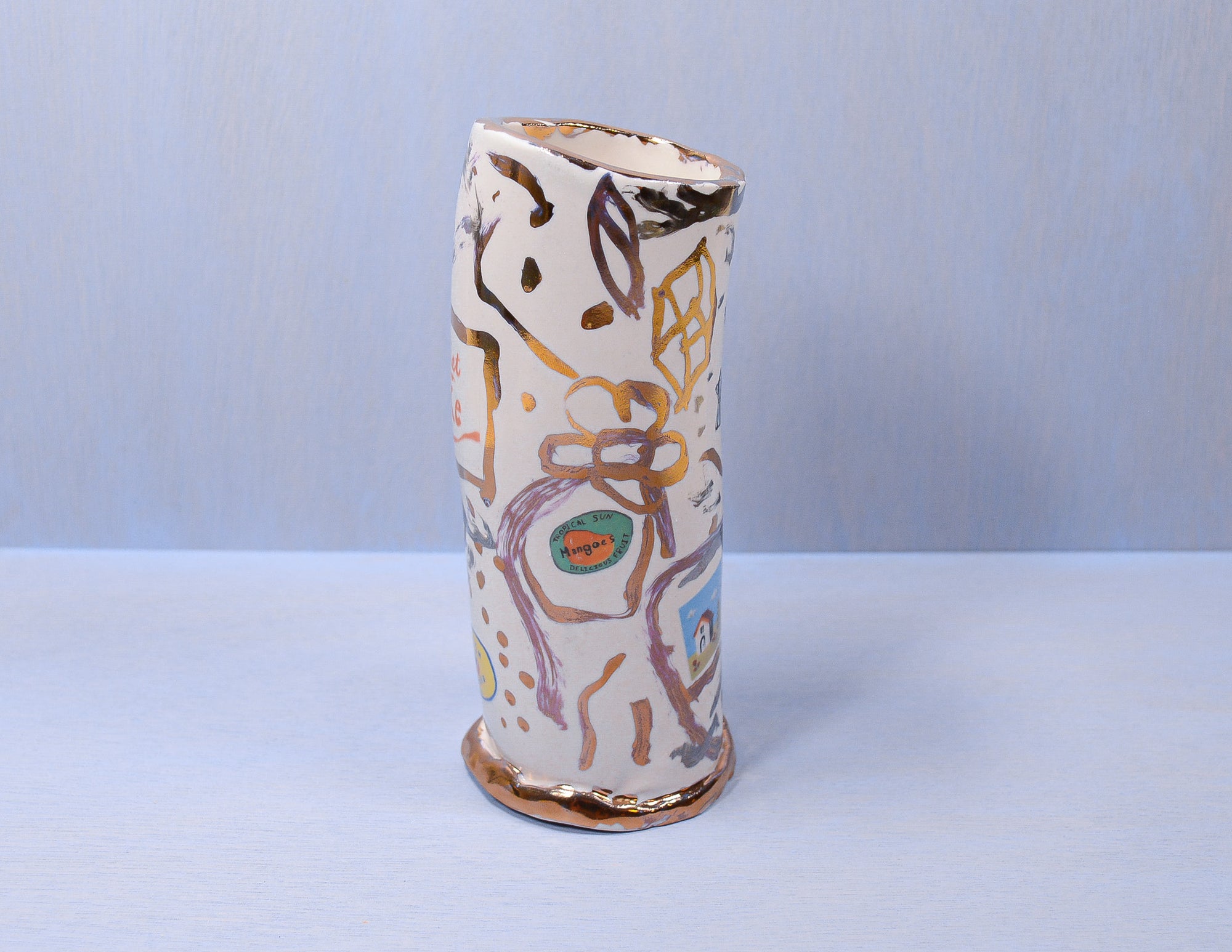 Noah's Wild Decal Vase