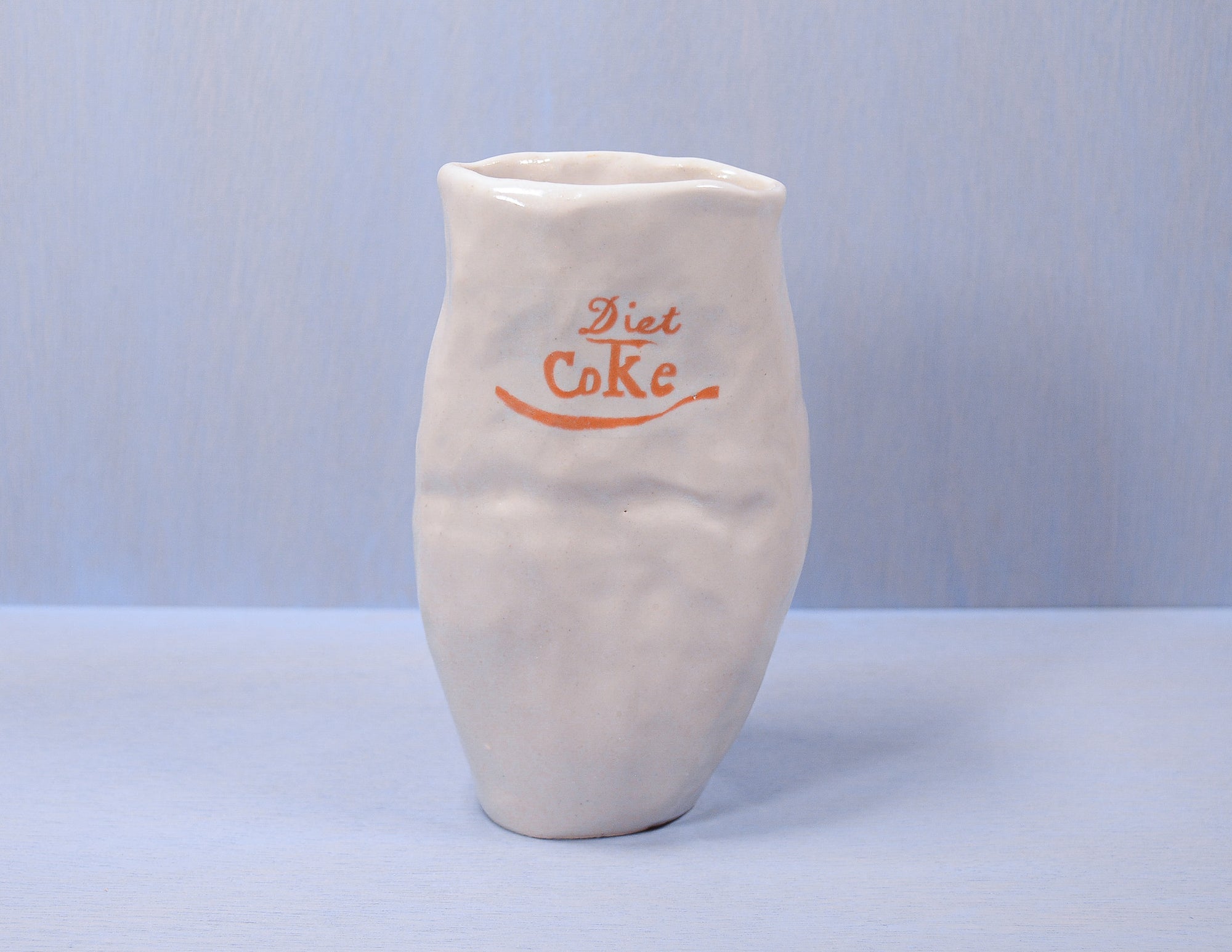 Diet Coke Handbuilt Vase