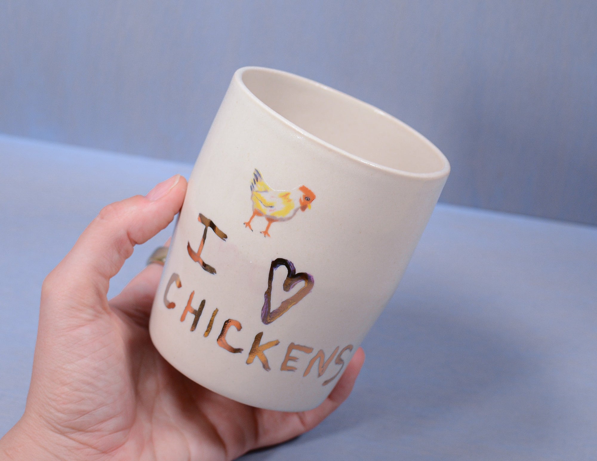 I <3 Chickens Cup