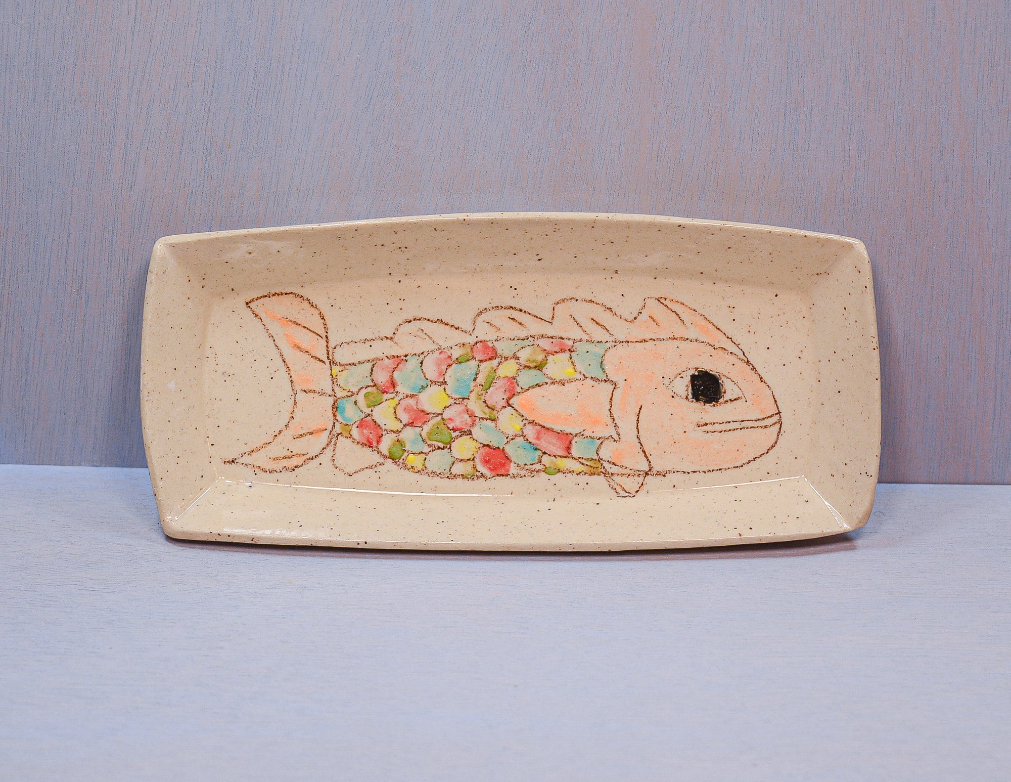 Orange Fish Tray