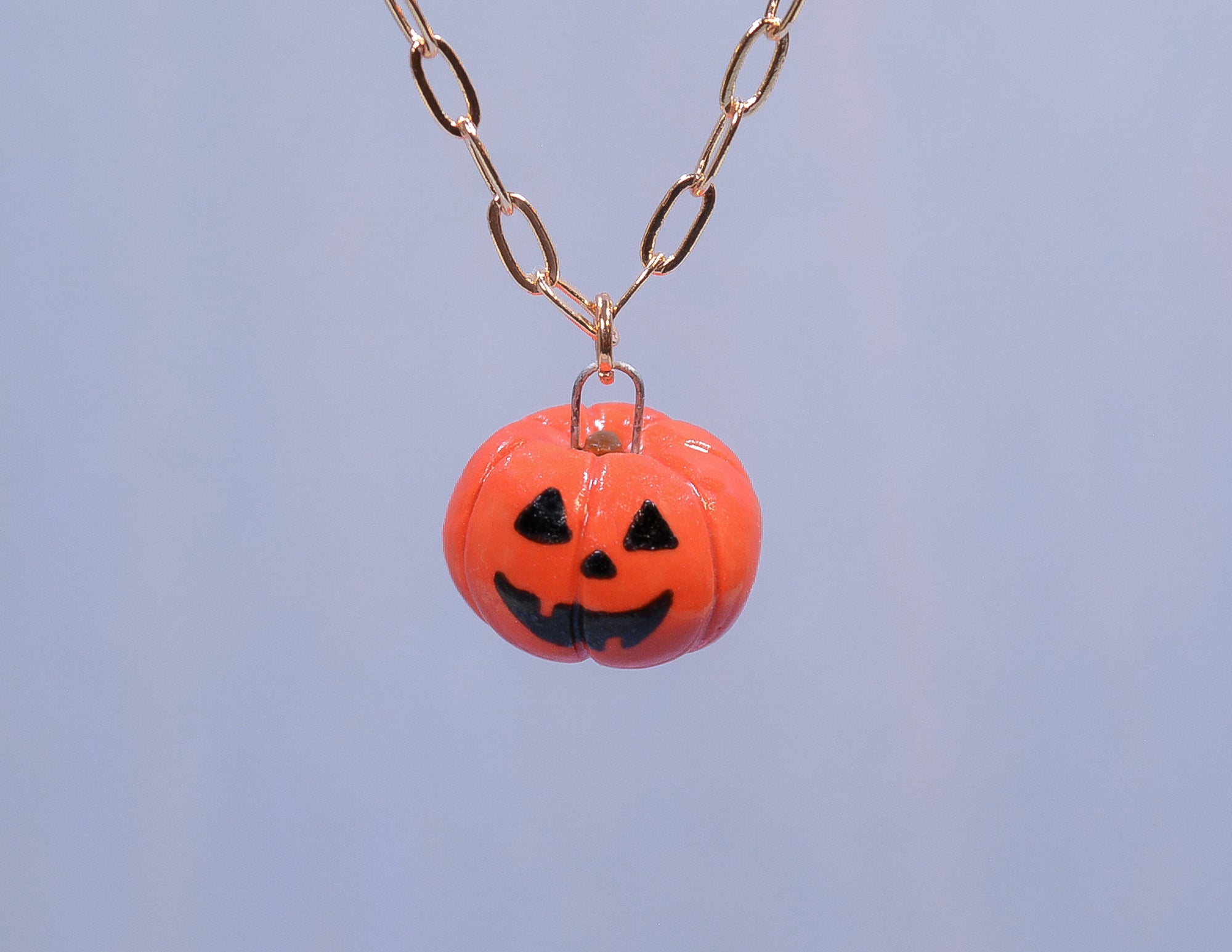 Spooky Pumpkin Necklace