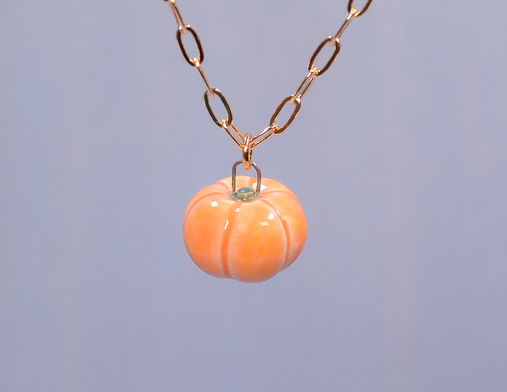 Fall Pumpkin Necklace