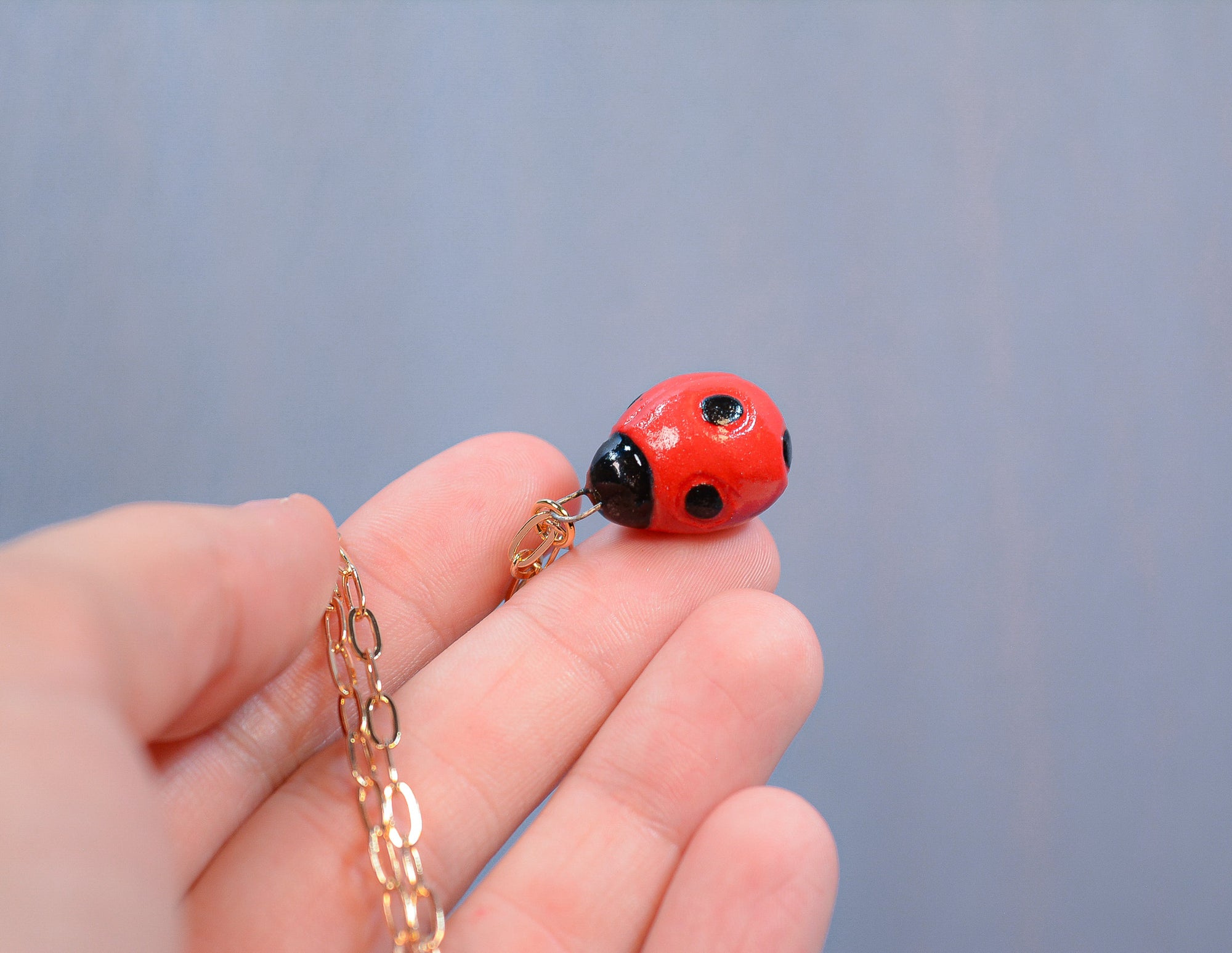 Ladybug Necklace