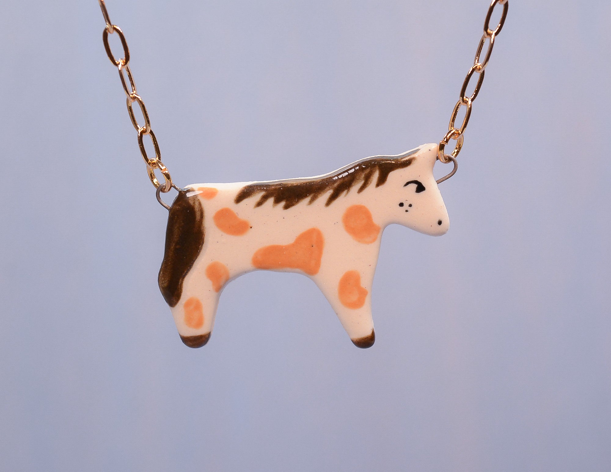 Painted Horse Necklace