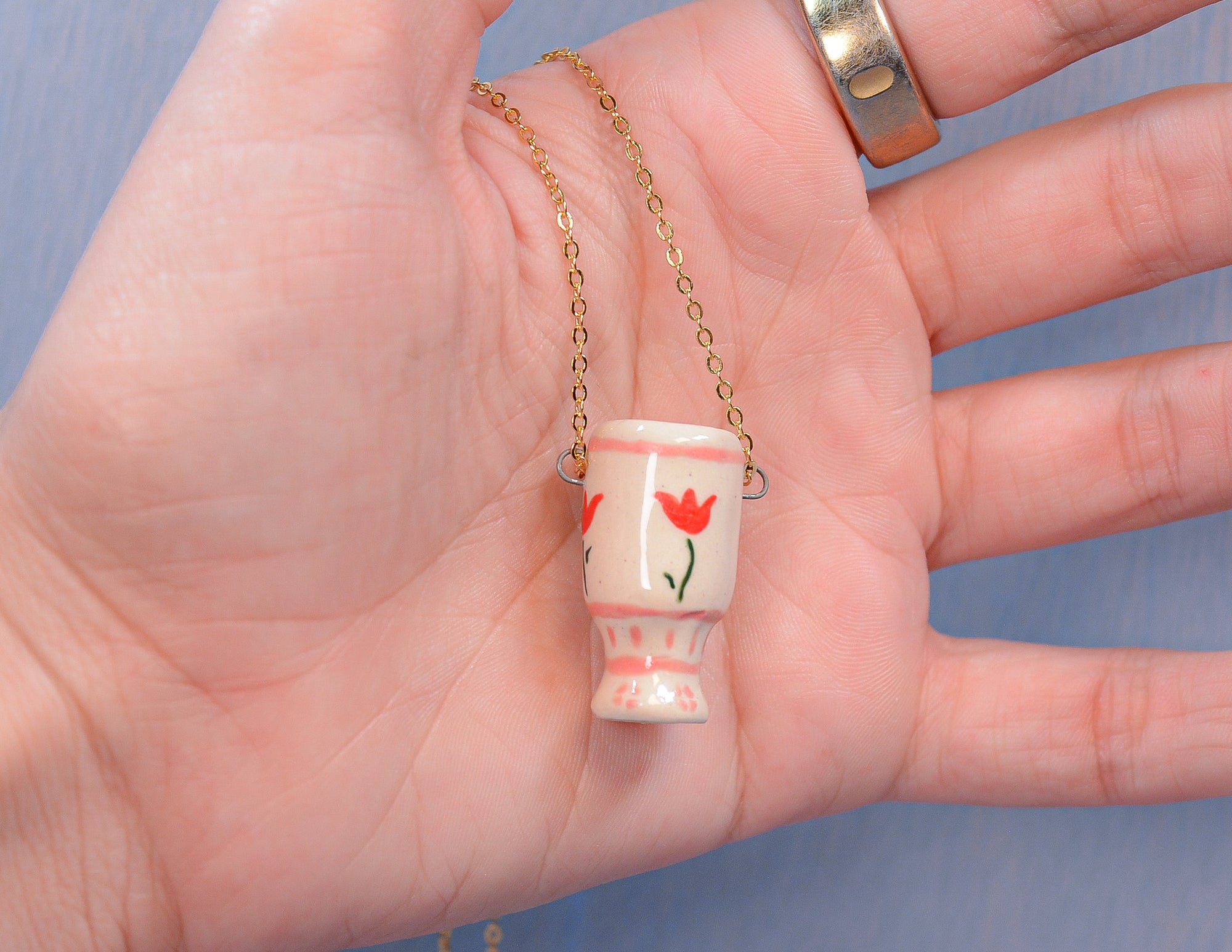 Tulip Krater Necklace