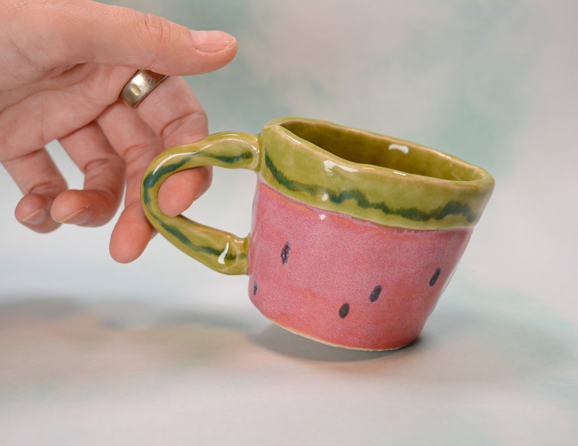 Watermelon Pinched Cup