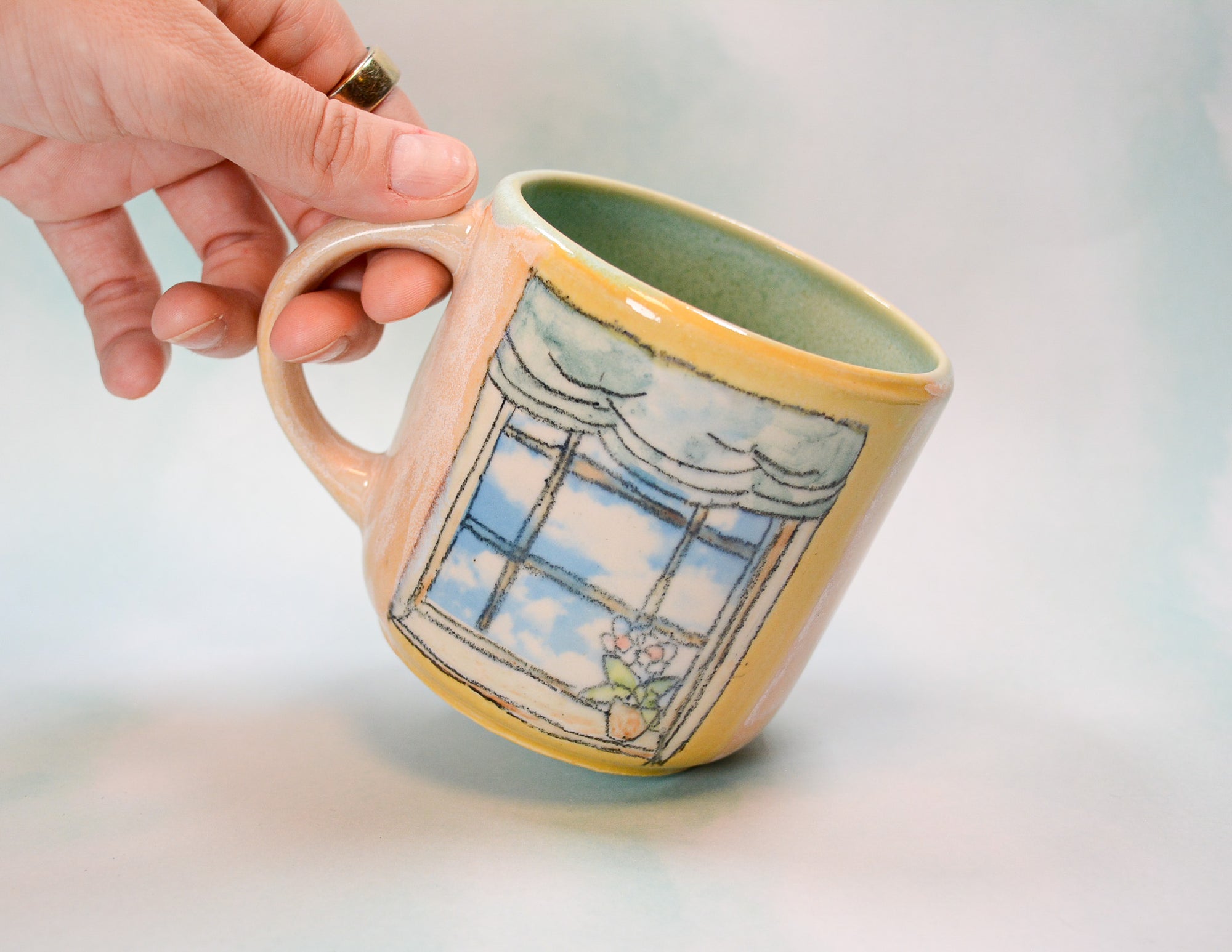 Cloudy Window Mug