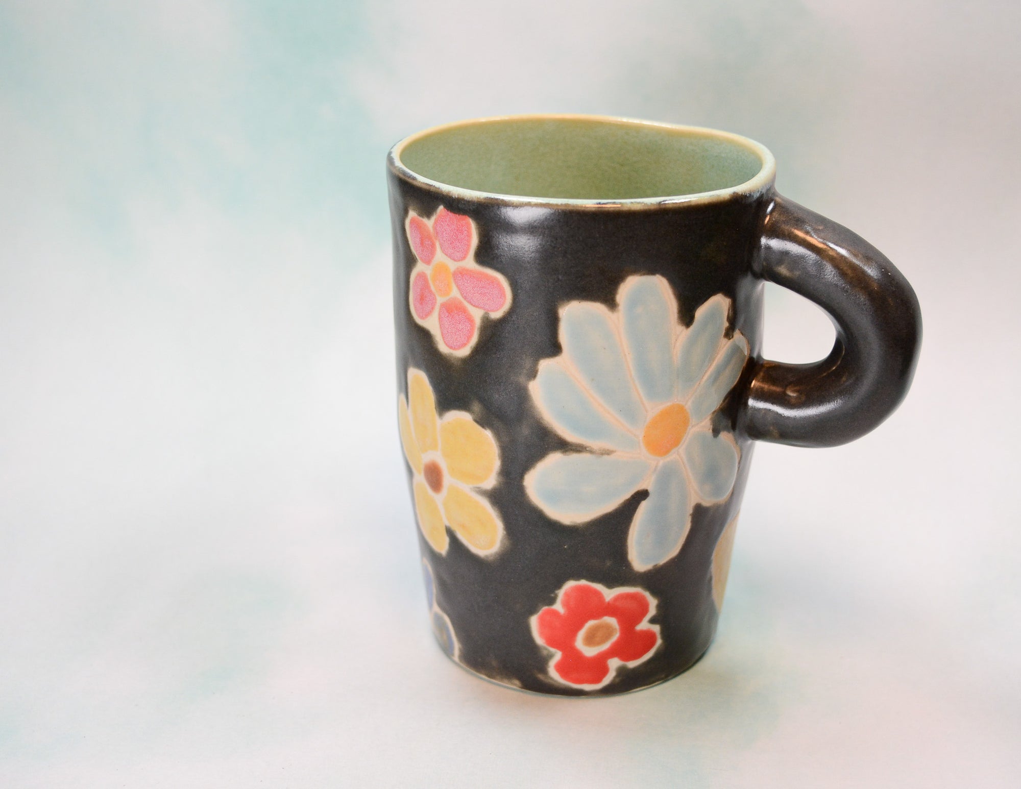 Carved Floral Cup