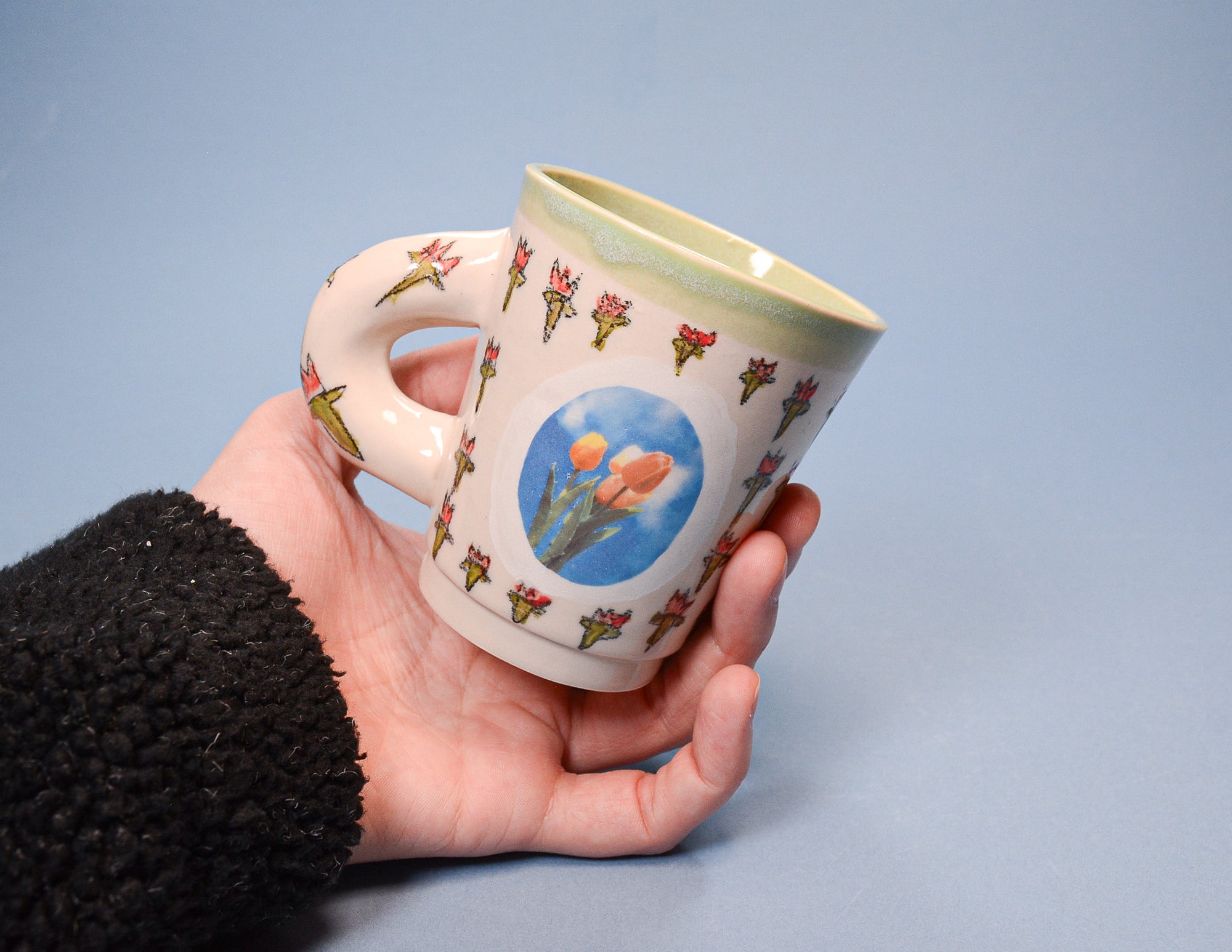 Covered in Tulips Mug