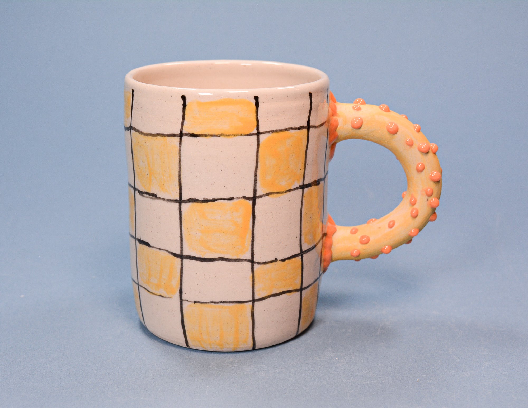 Checkered Breakfast Mug