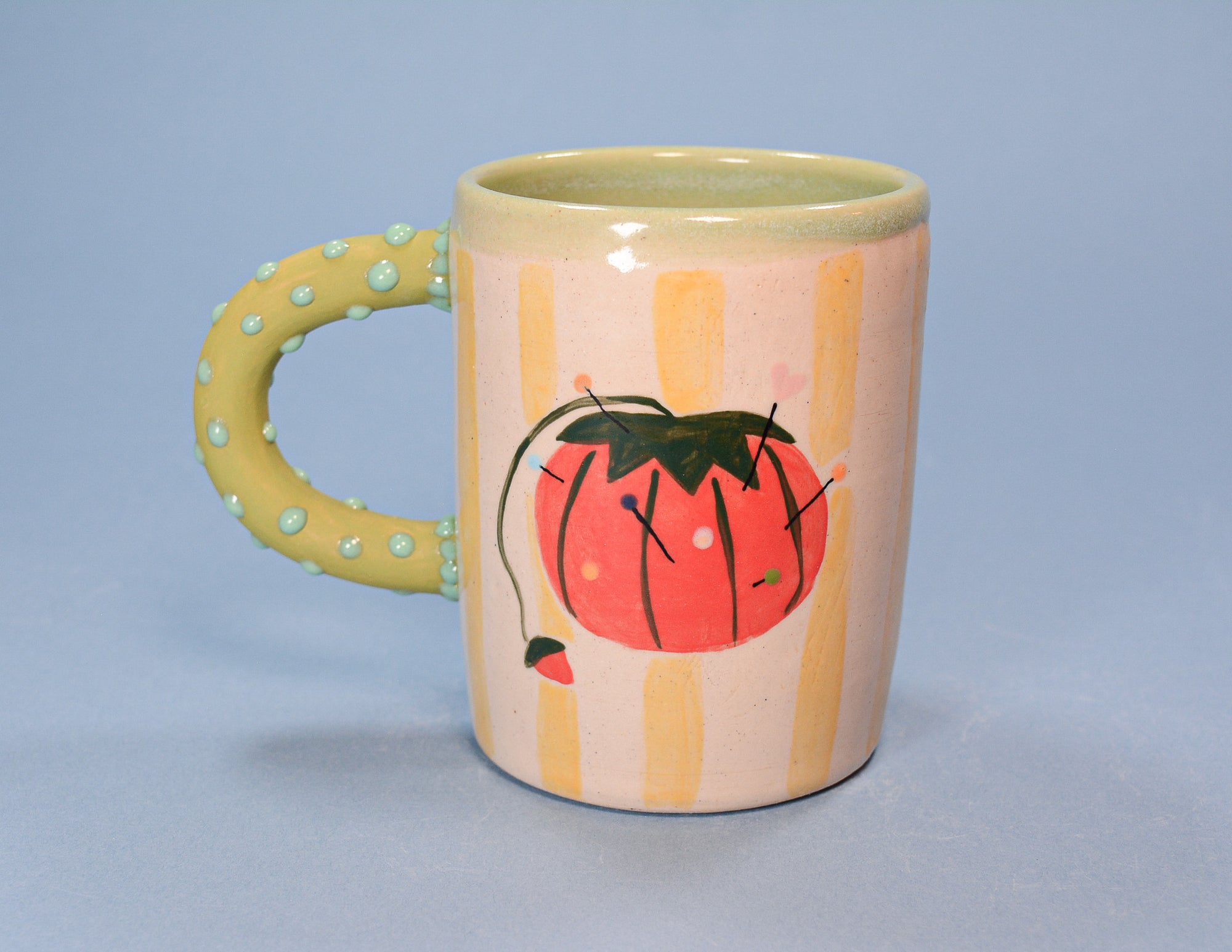 Tomato Pin Cushion Mug