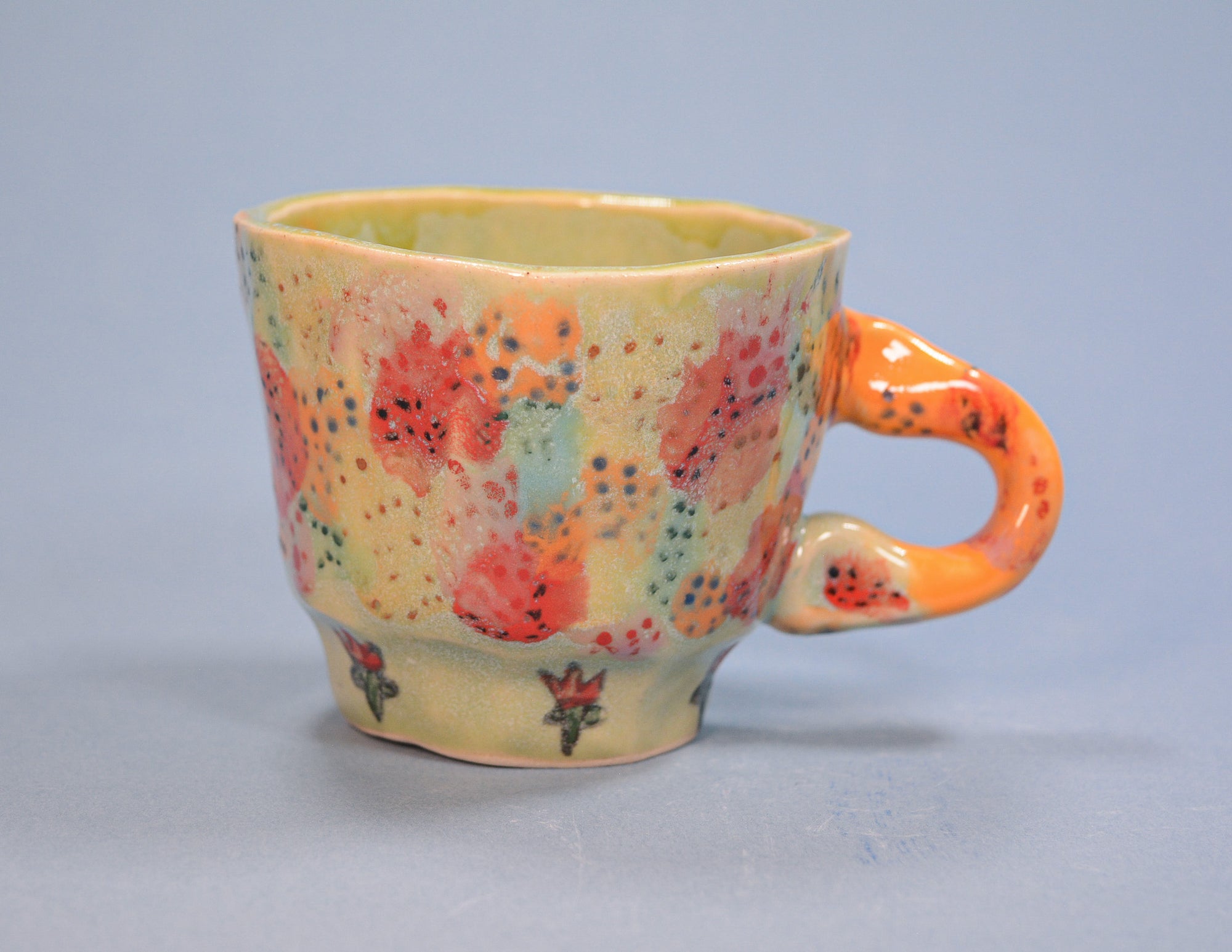 Dots Hand Built Cup