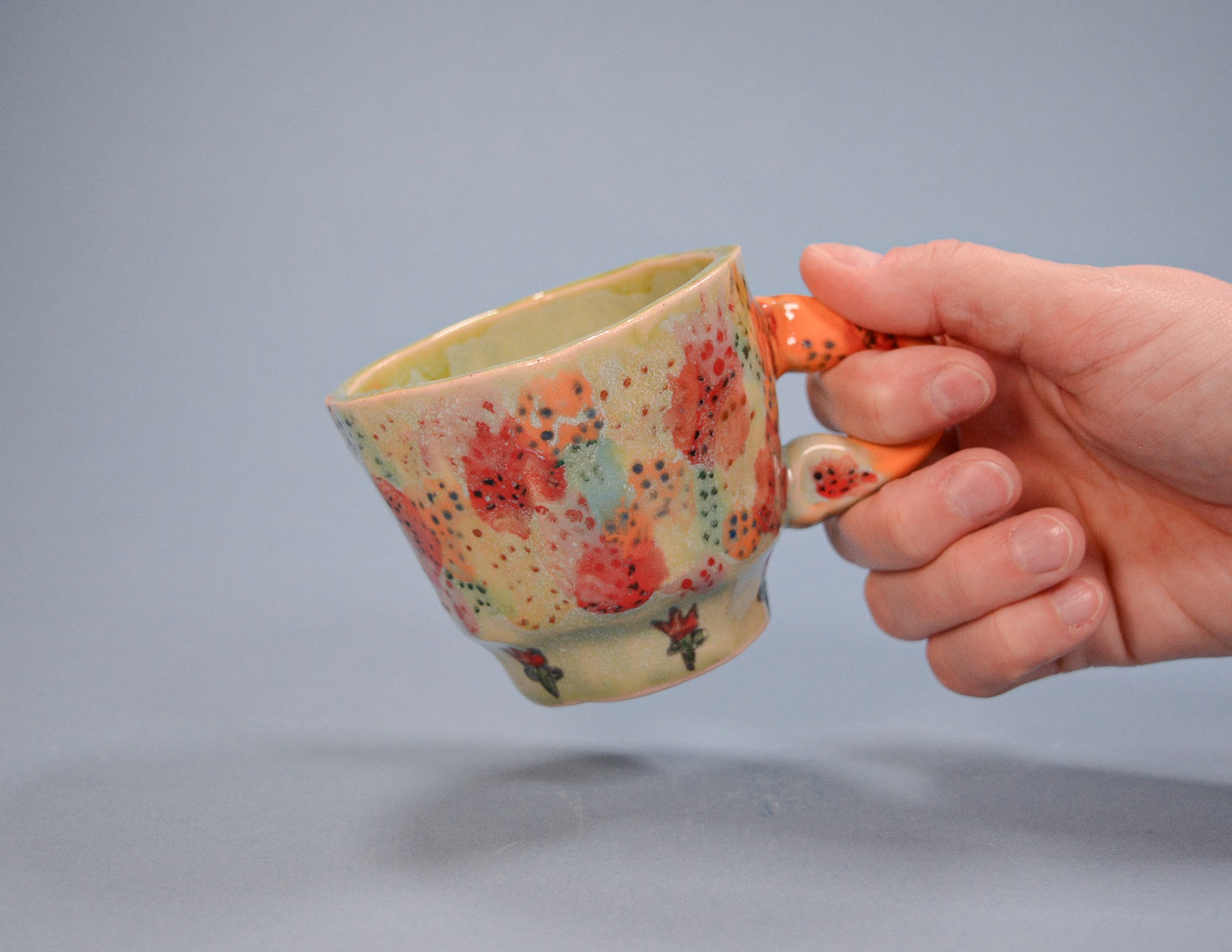 Dots Hand Built Cup