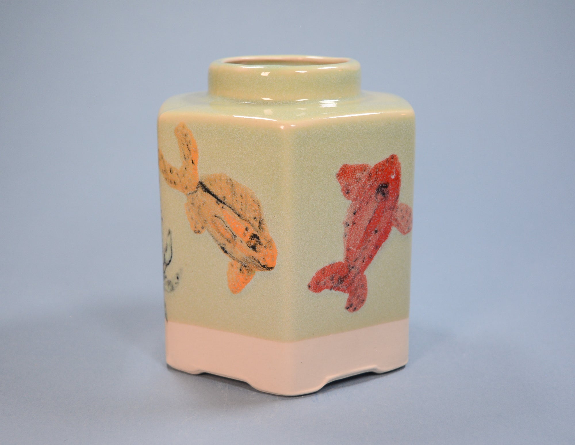 Sea Life Hexagon Vase