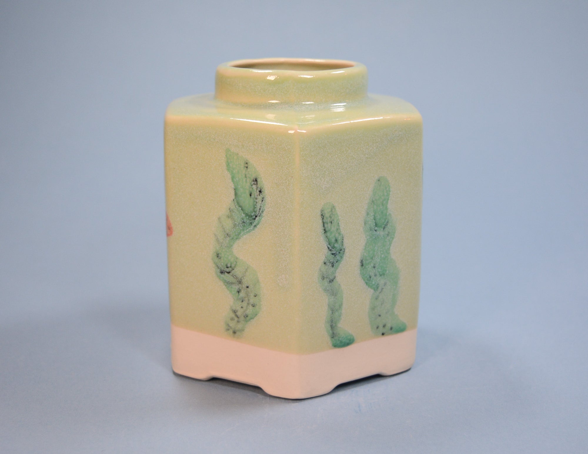 Sea Life Hexagon Vase