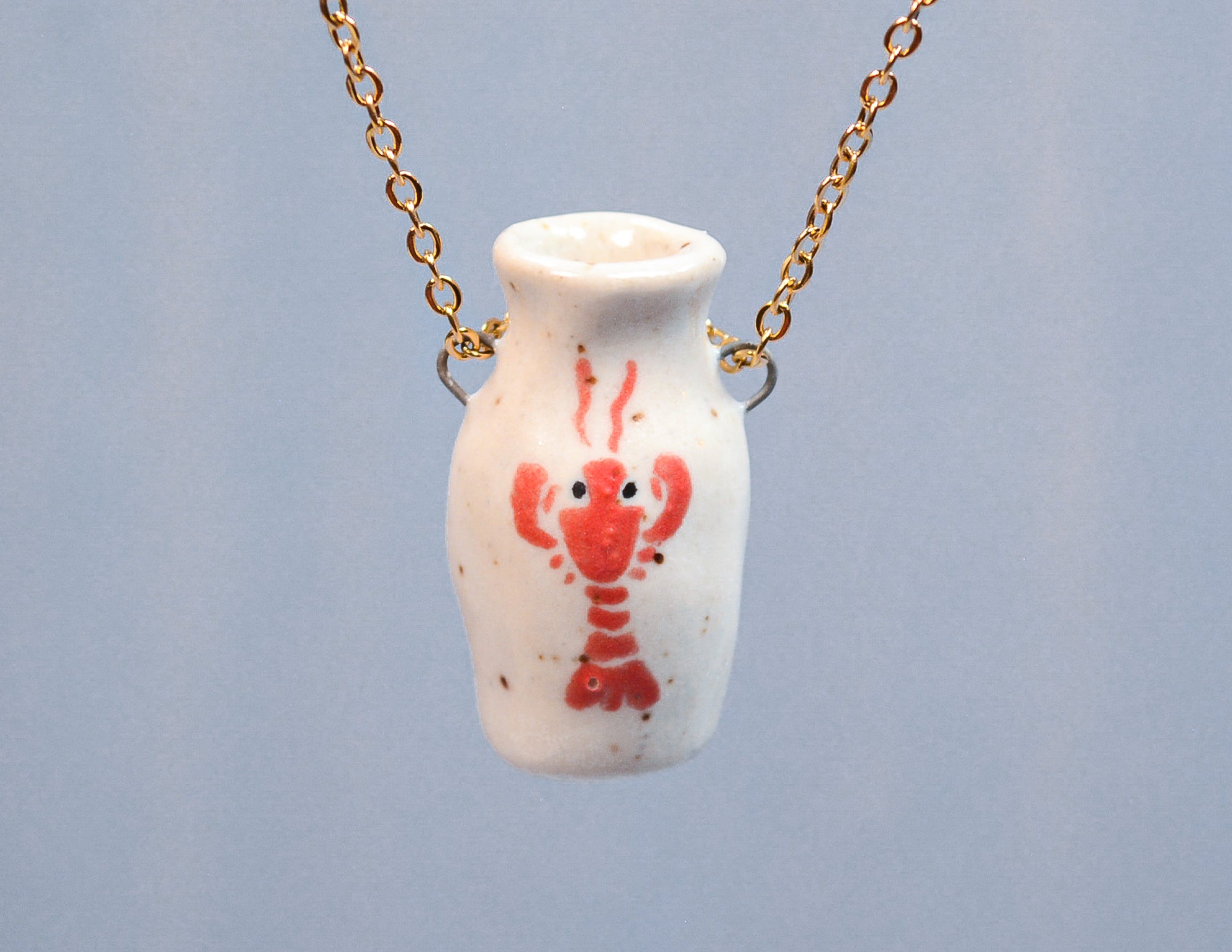 Lobster Vase Necklace