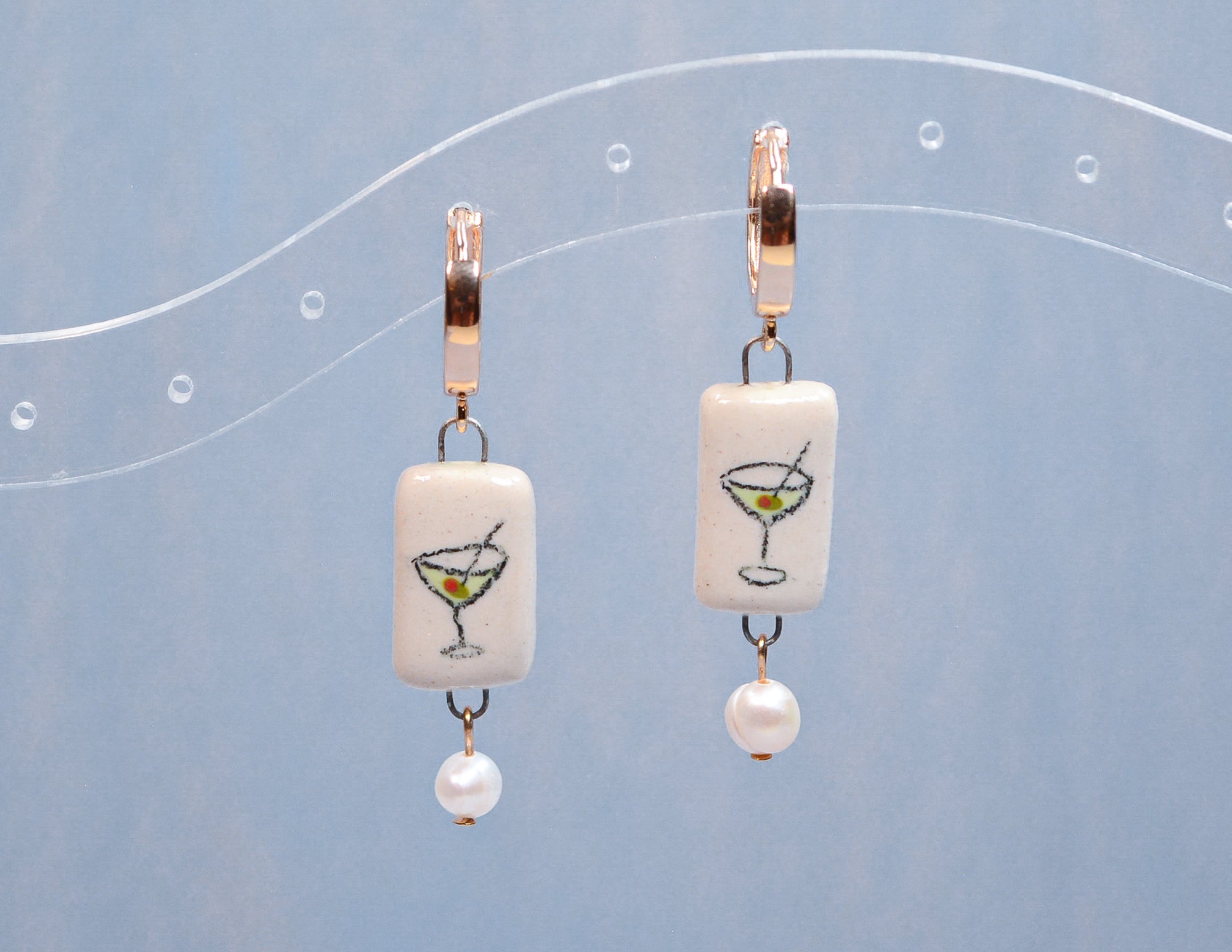 Martini Earrings